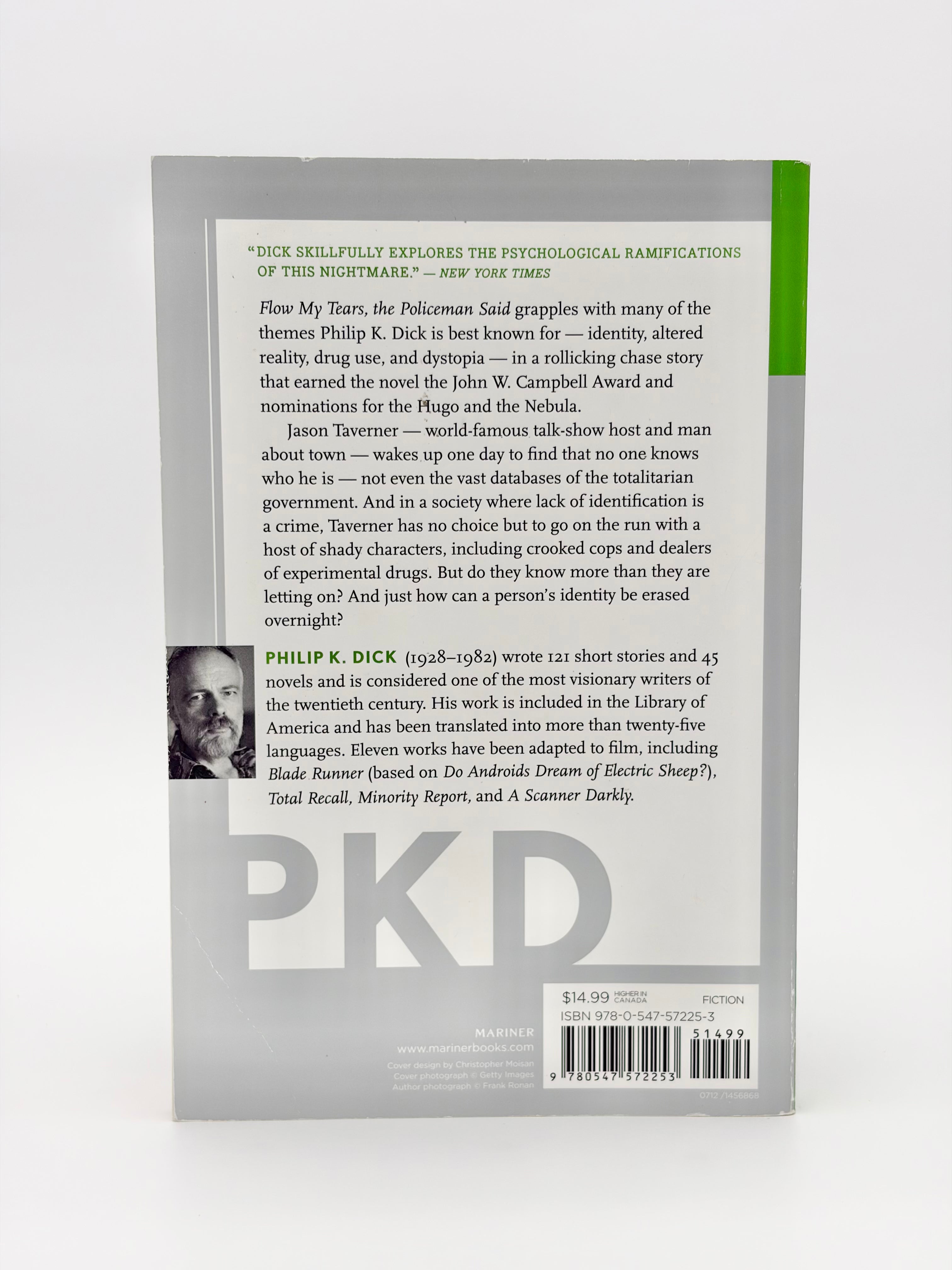 Flow My Tears, the Policeman Said by Philip K. Dick