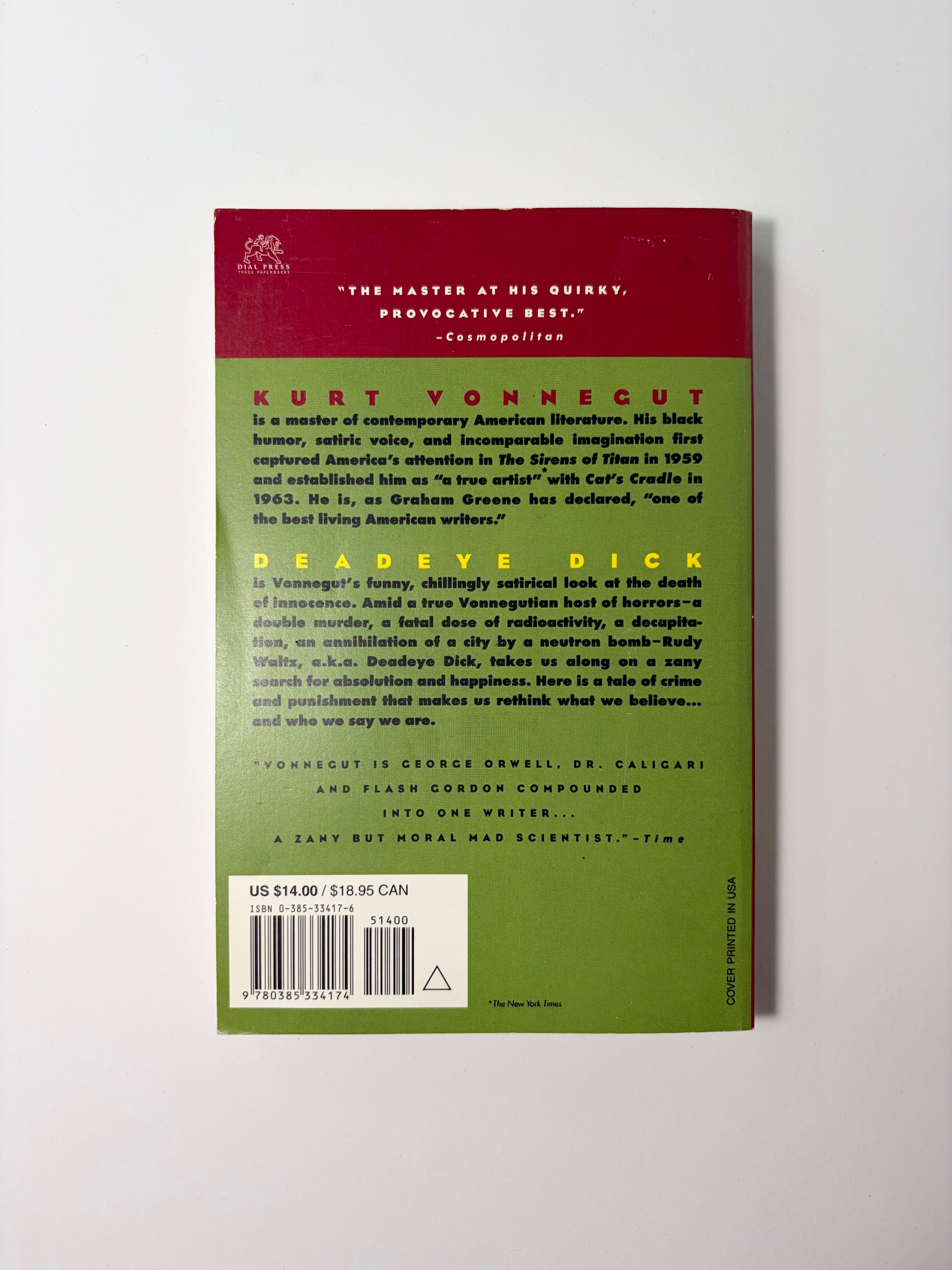 Deadeye Dick by Kurt Vonnegut, Jr.