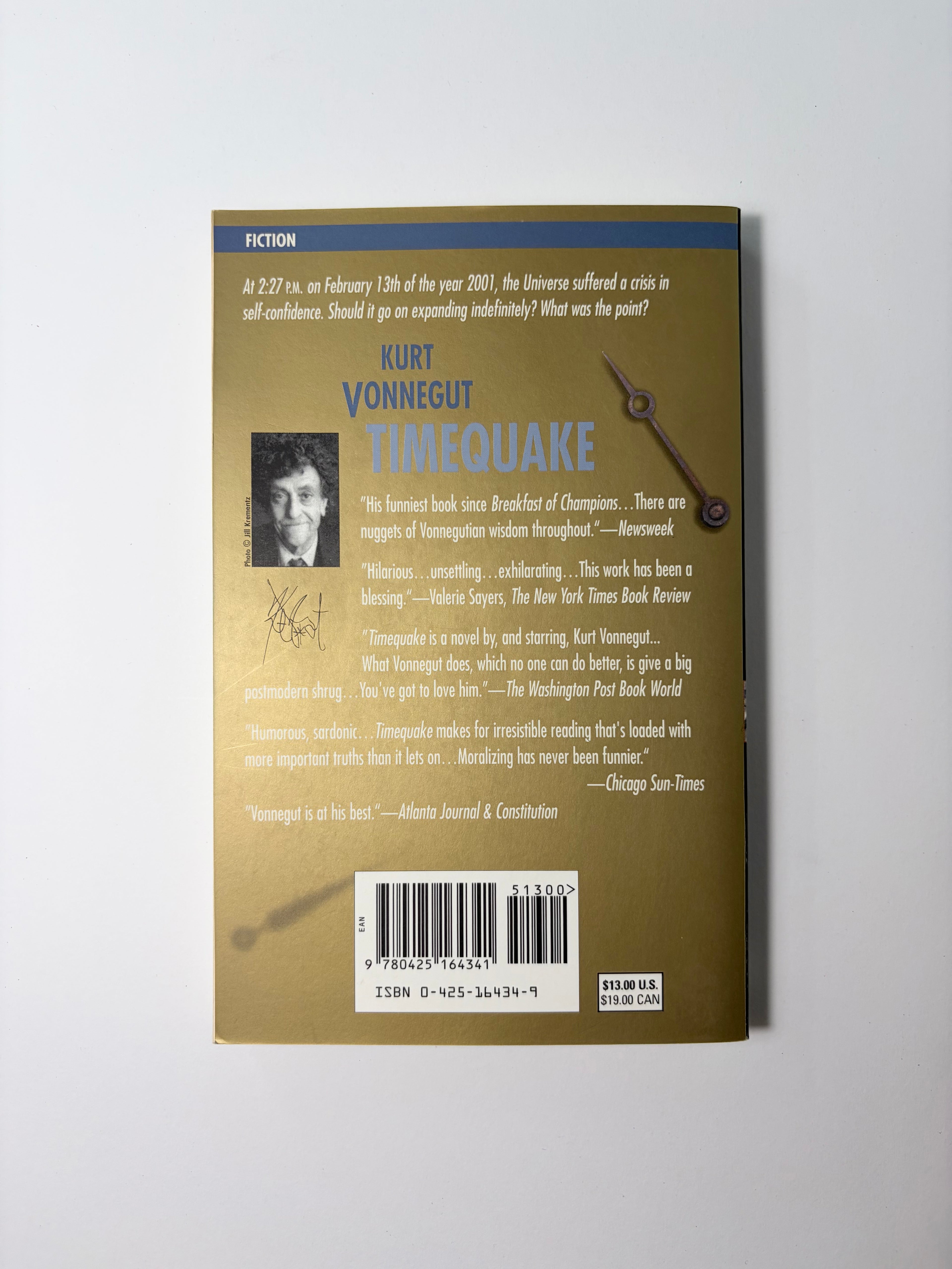 Timequake by Kurt Vonnegut, Jr.