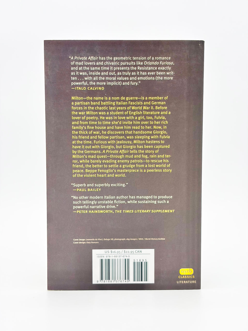 A Private Affair by Beppe Fenoglio - NYRB Classics