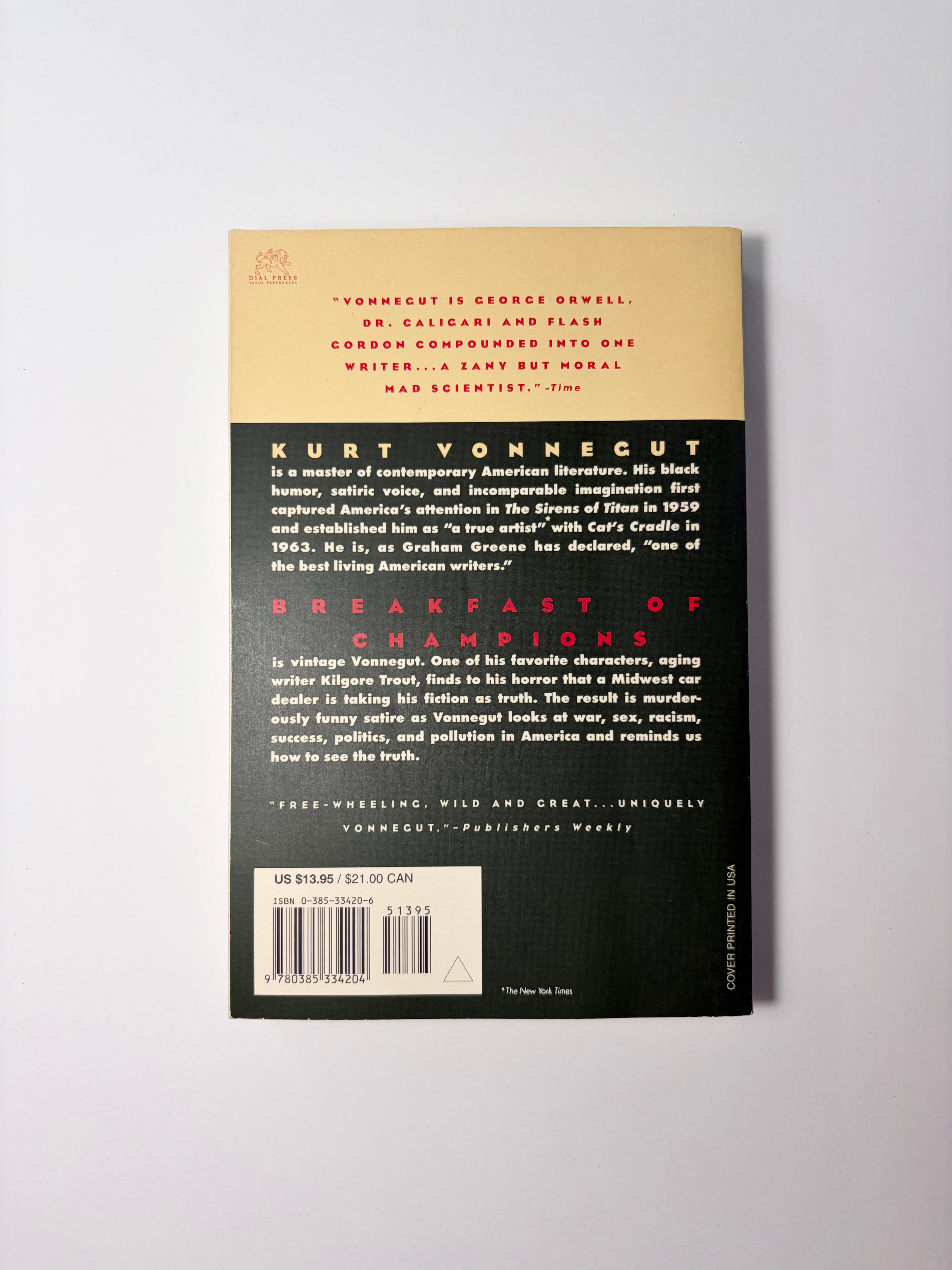 Breakfast of Champions by Kurt Vonnegut, Jr.