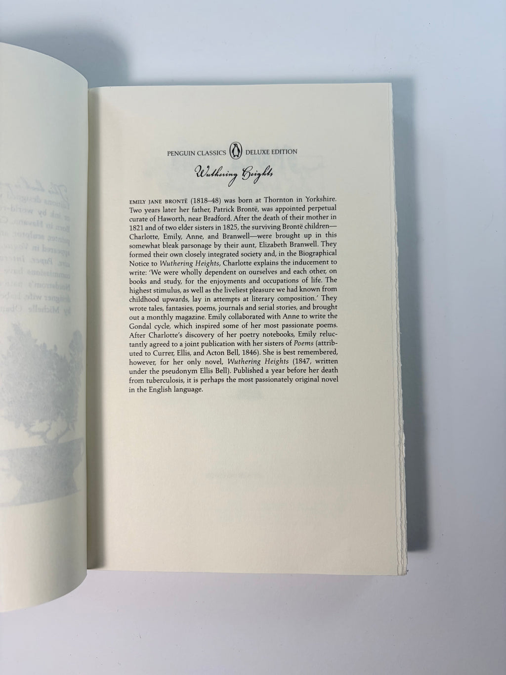 Wuthering Heights by Emily Brontë - Penguin Classics Deluxe Edition