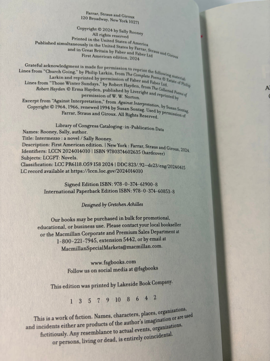 Intermezzo by Sally Rooney