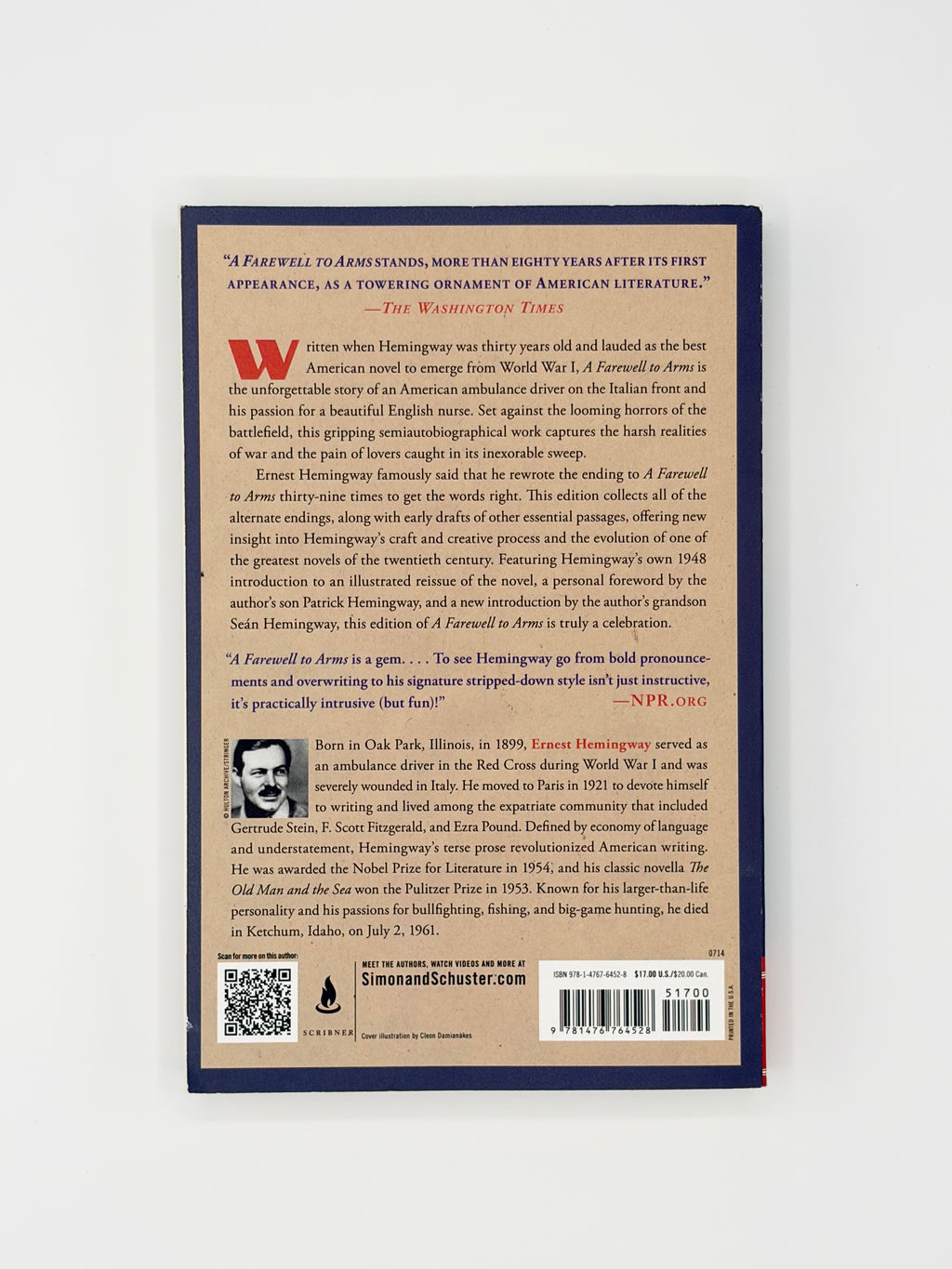 A Farewell to Arms by Ernest Hemingway