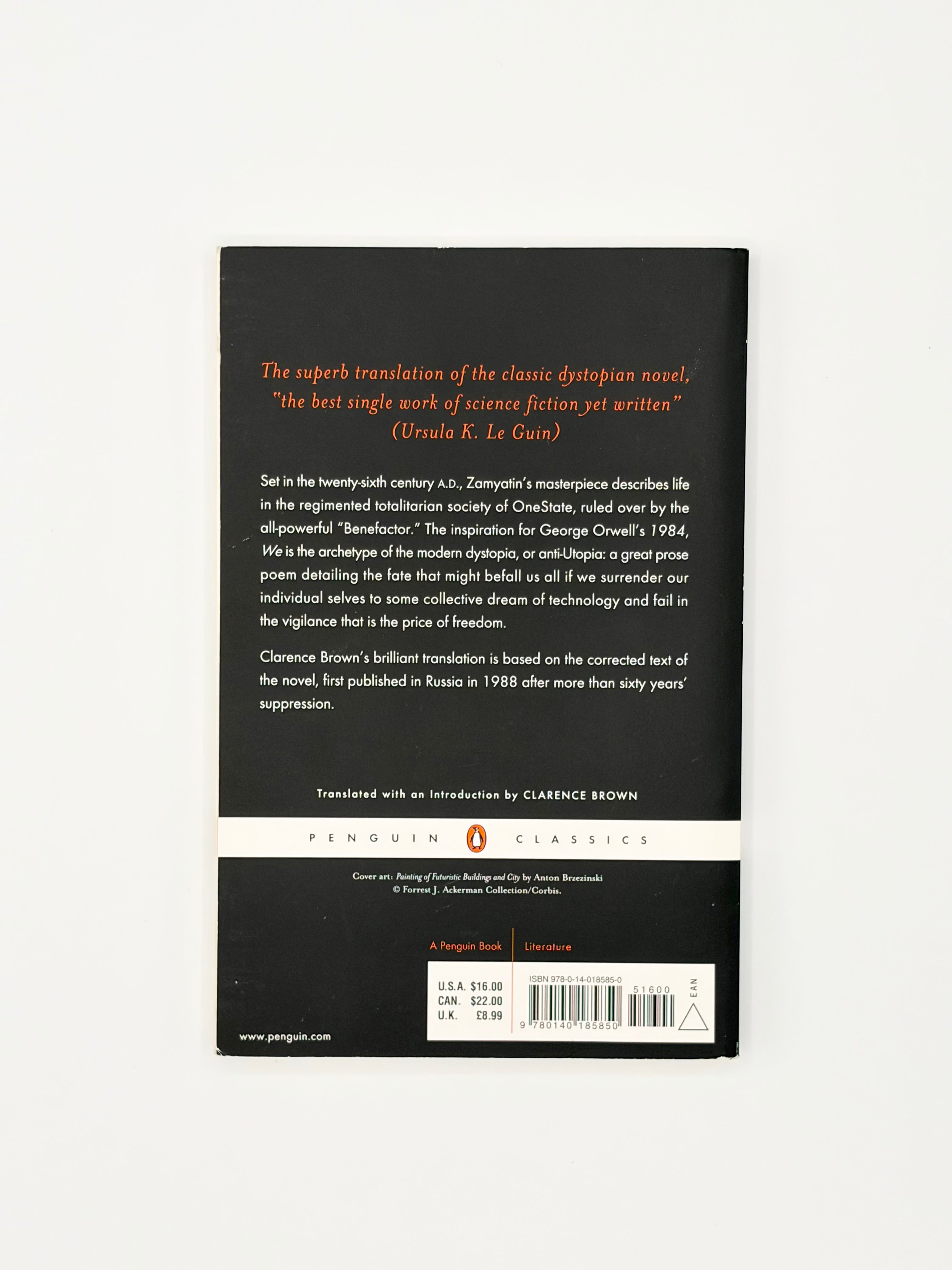 We by Yevgeny Zamyatin