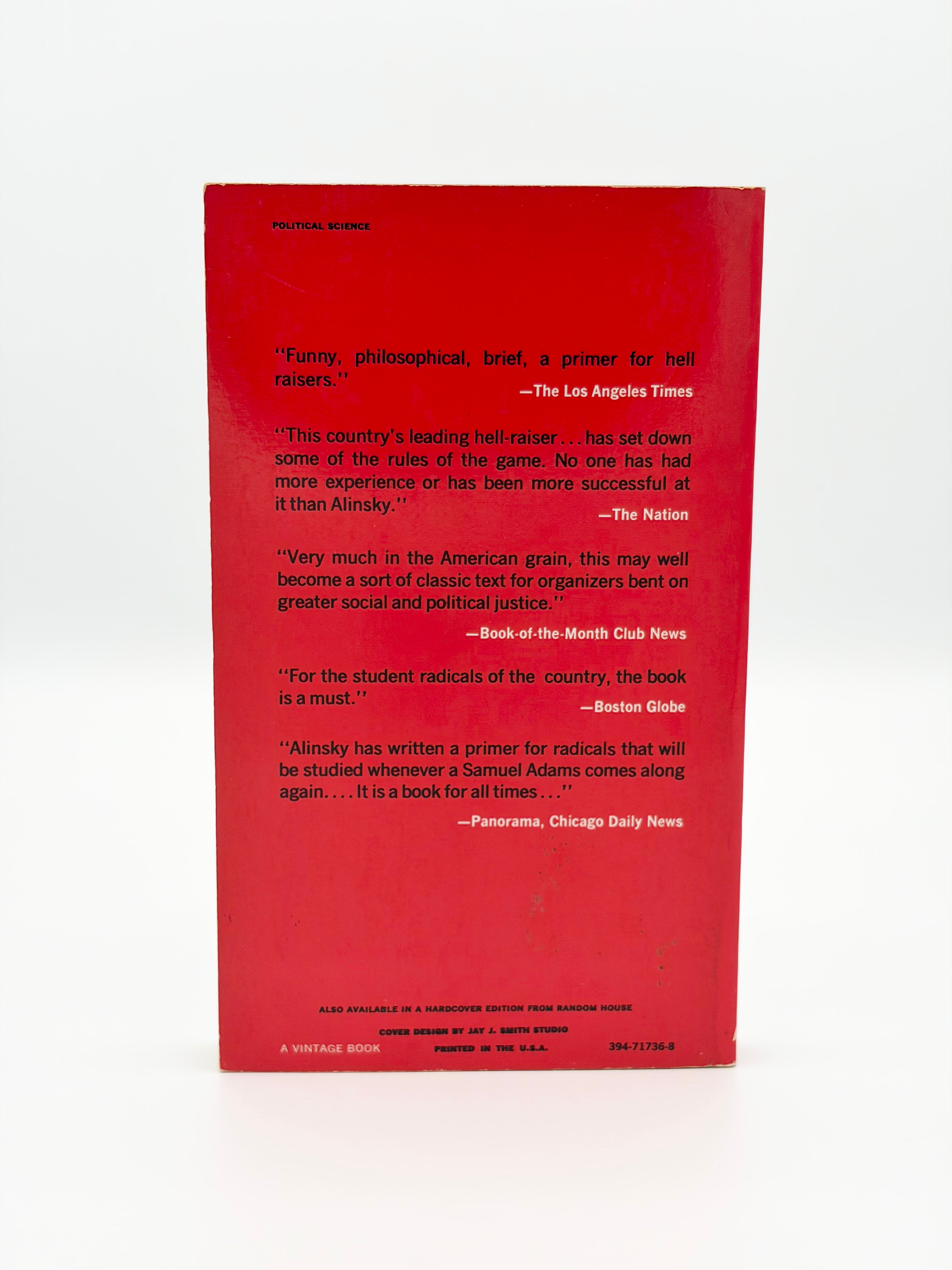 Saul D. Alinsky Lot: Rules for Radicals, Reveille for Radicals, and The Professional Radical - Conversations with Saul Alinsky