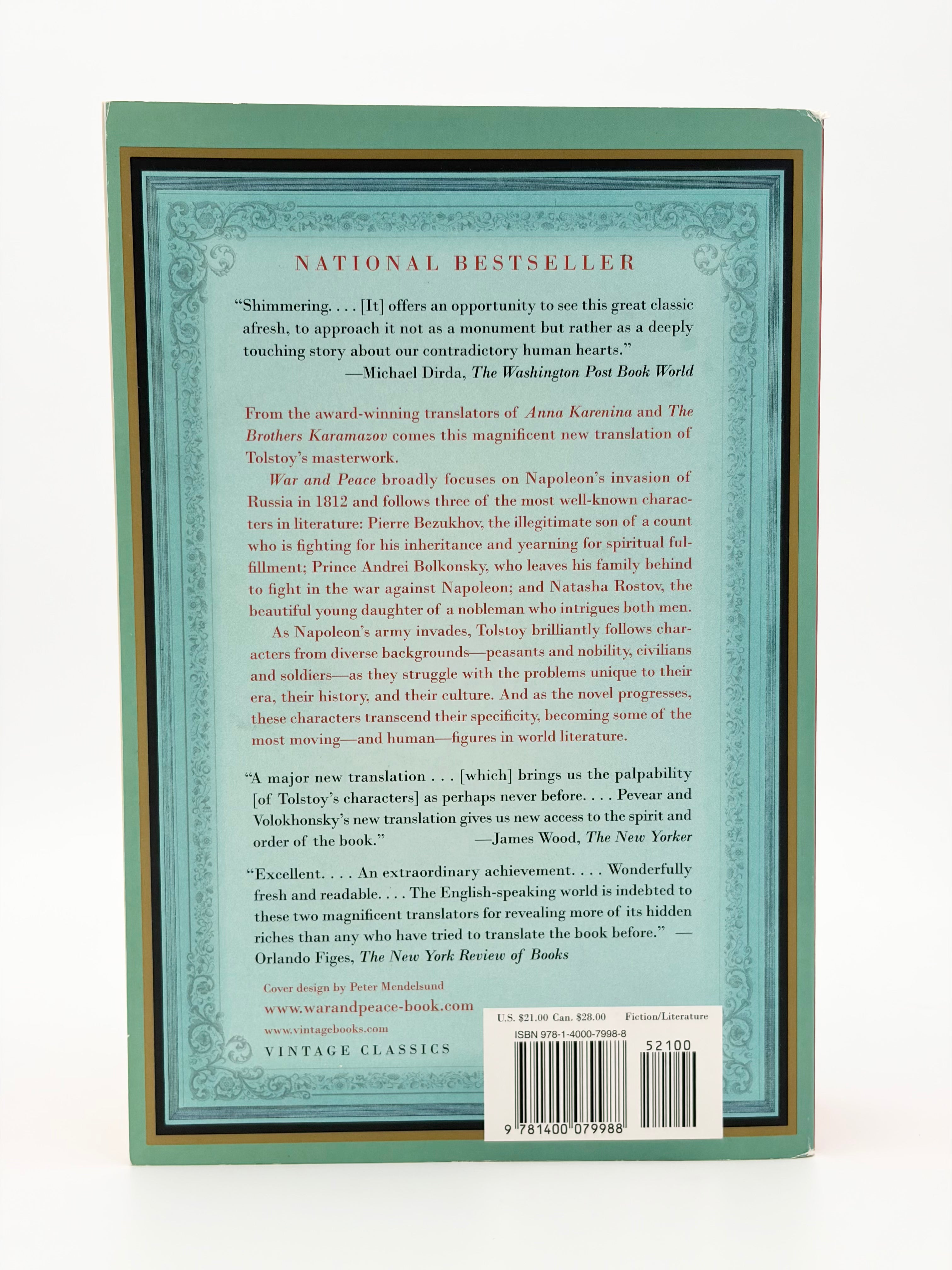 War and Peace by Leo Tolstoy