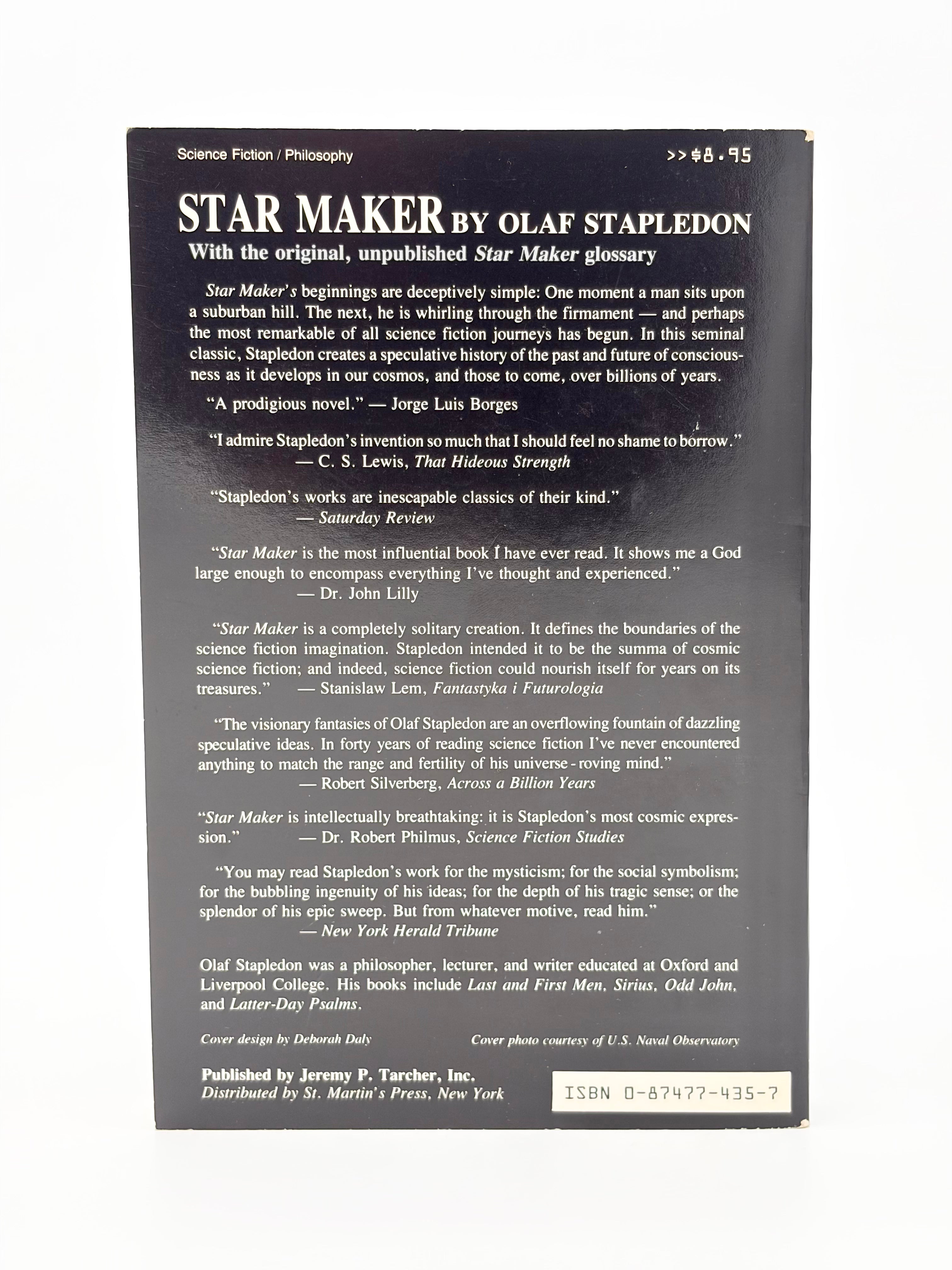 Star Maker by Olaf Stapledon - 50th Anniversary