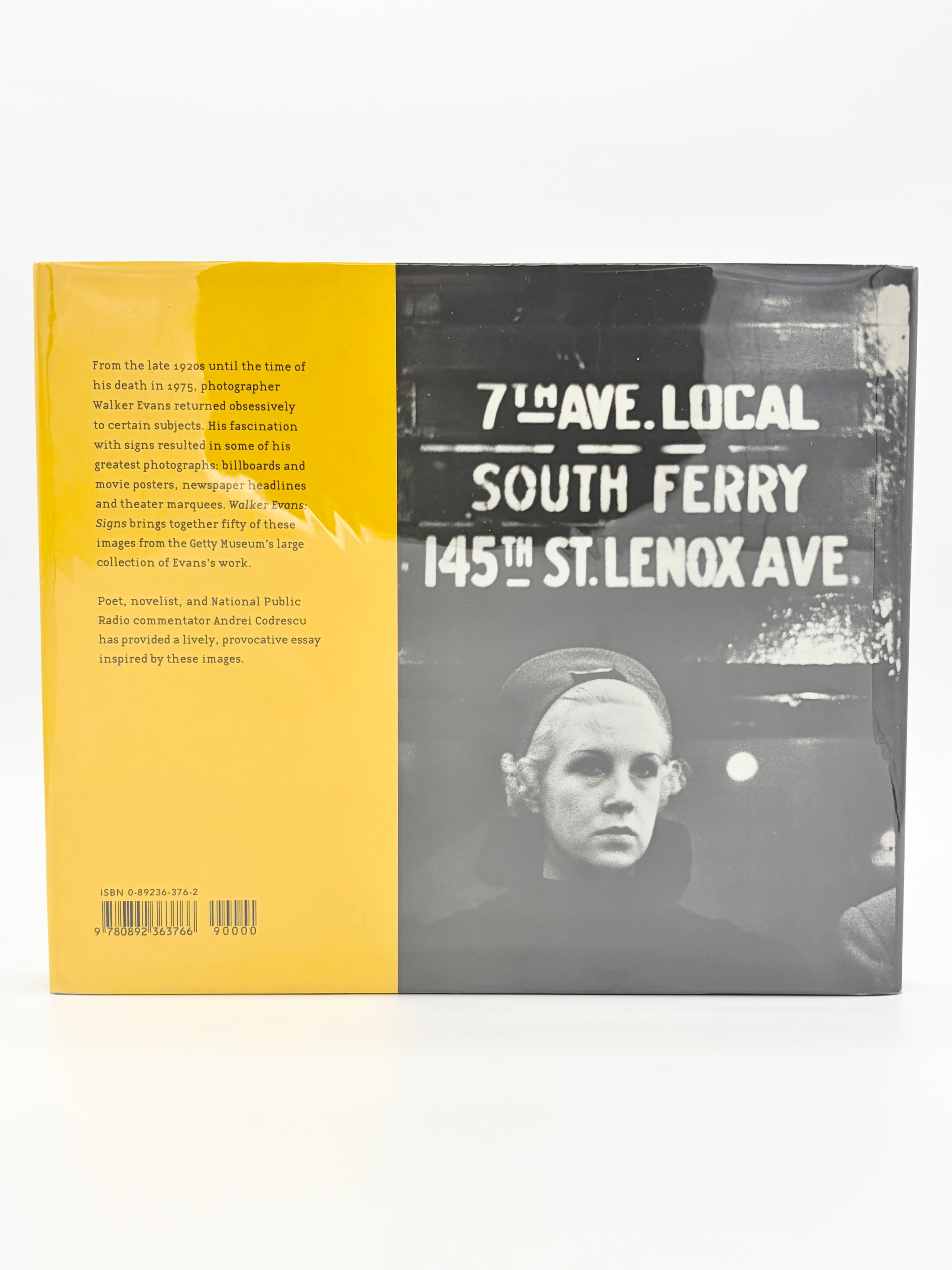 Walker Evans: Signs with an essay by Andrei Codrescu