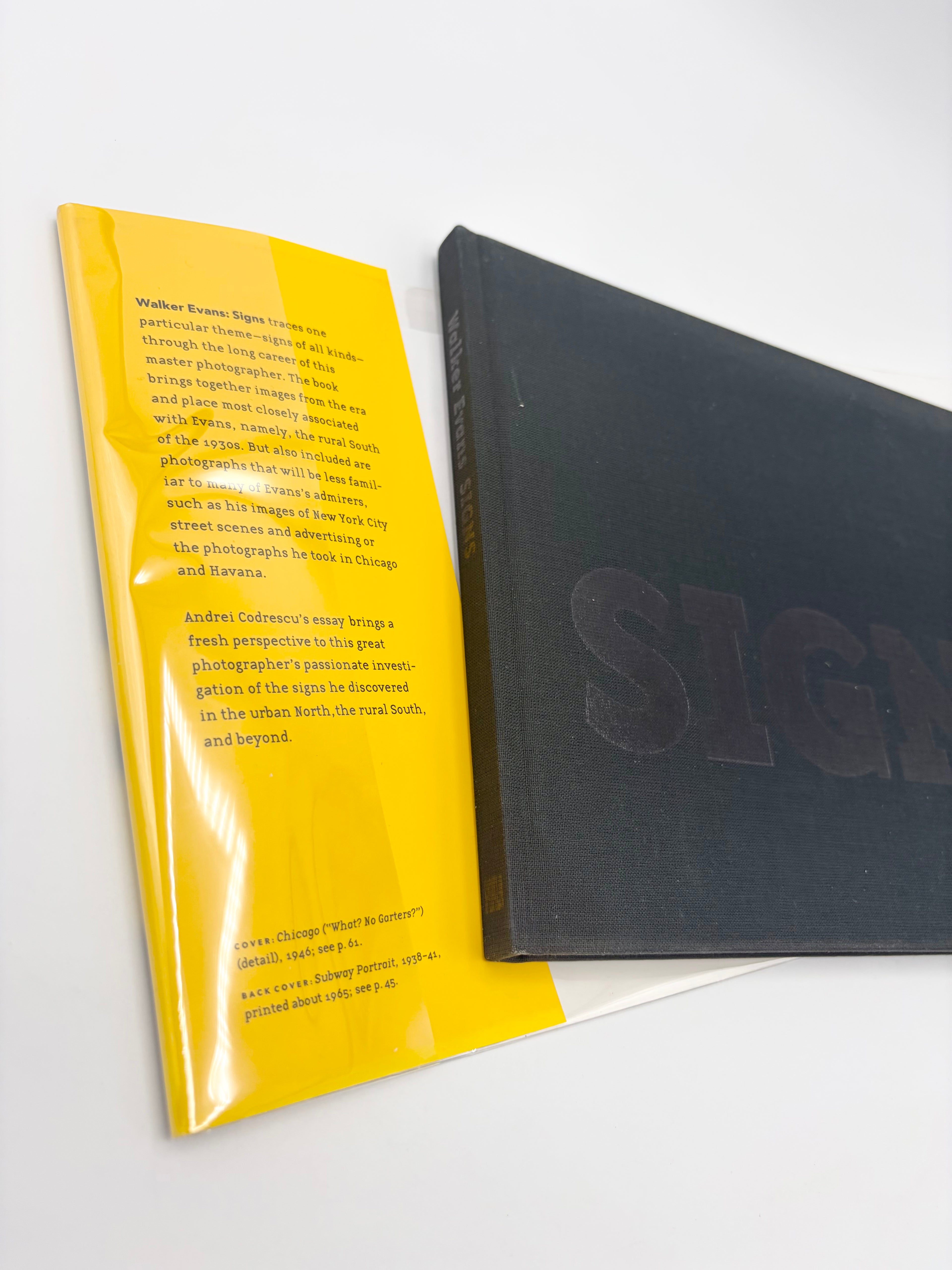 Walker Evans: Signs with an essay by Andrei Codrescu