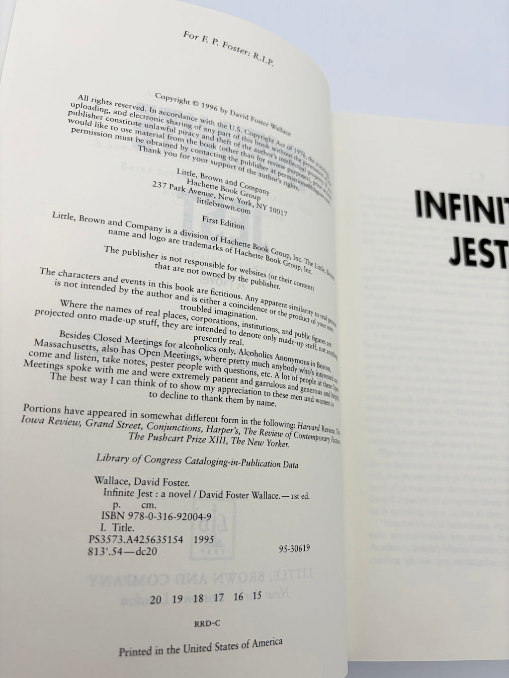 Infinite Jest by David Foster Wallace