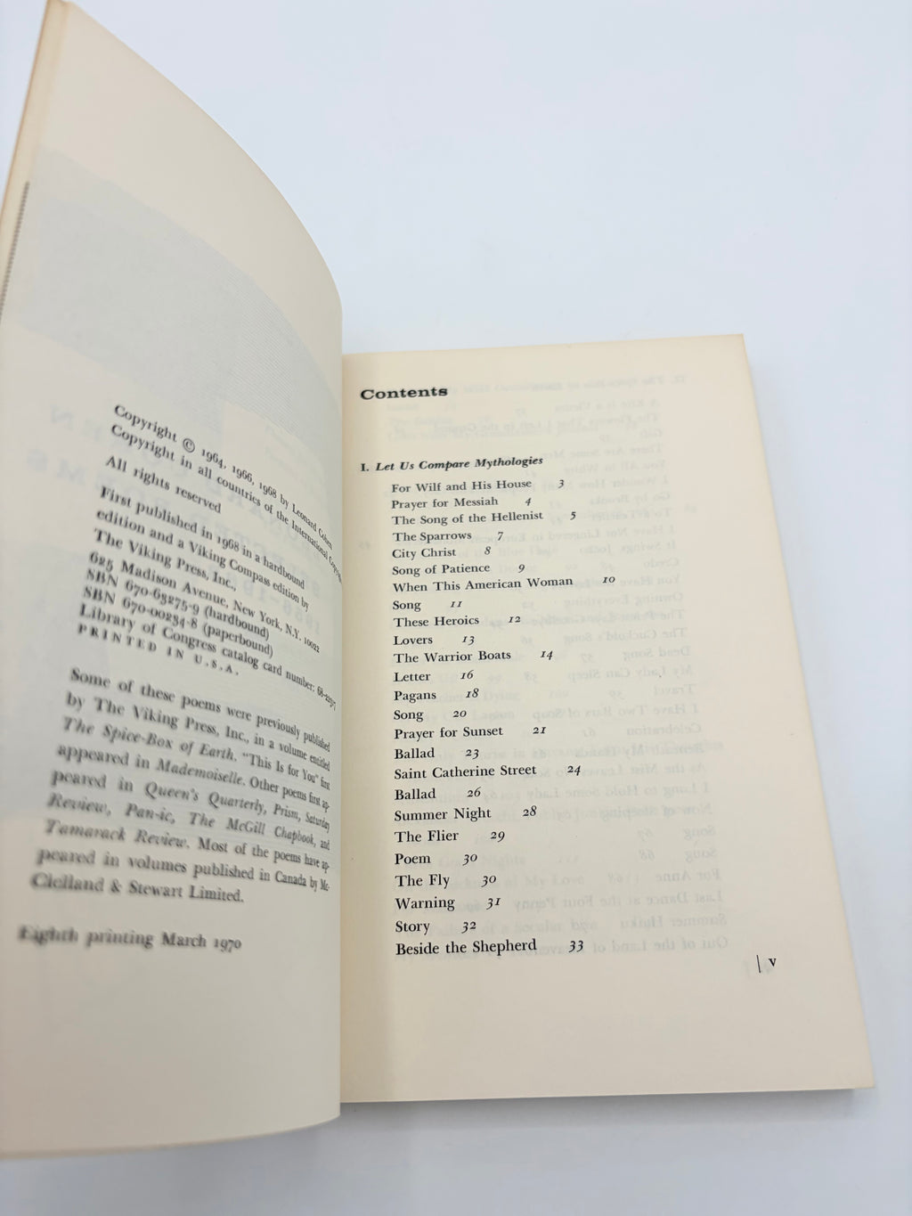 Leonard Cohen - Selected Poems 1956-1968