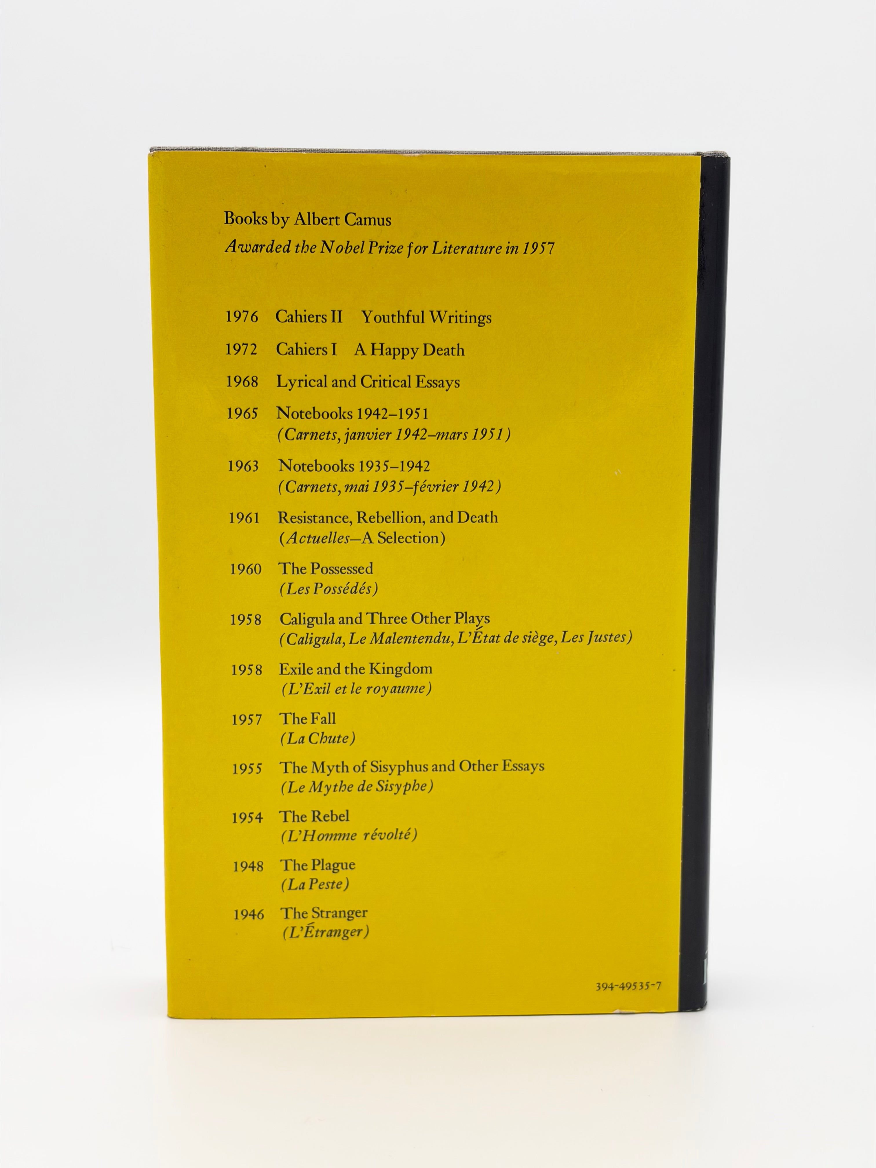 Youthful Writings (Cahiers II) by Albert Camus