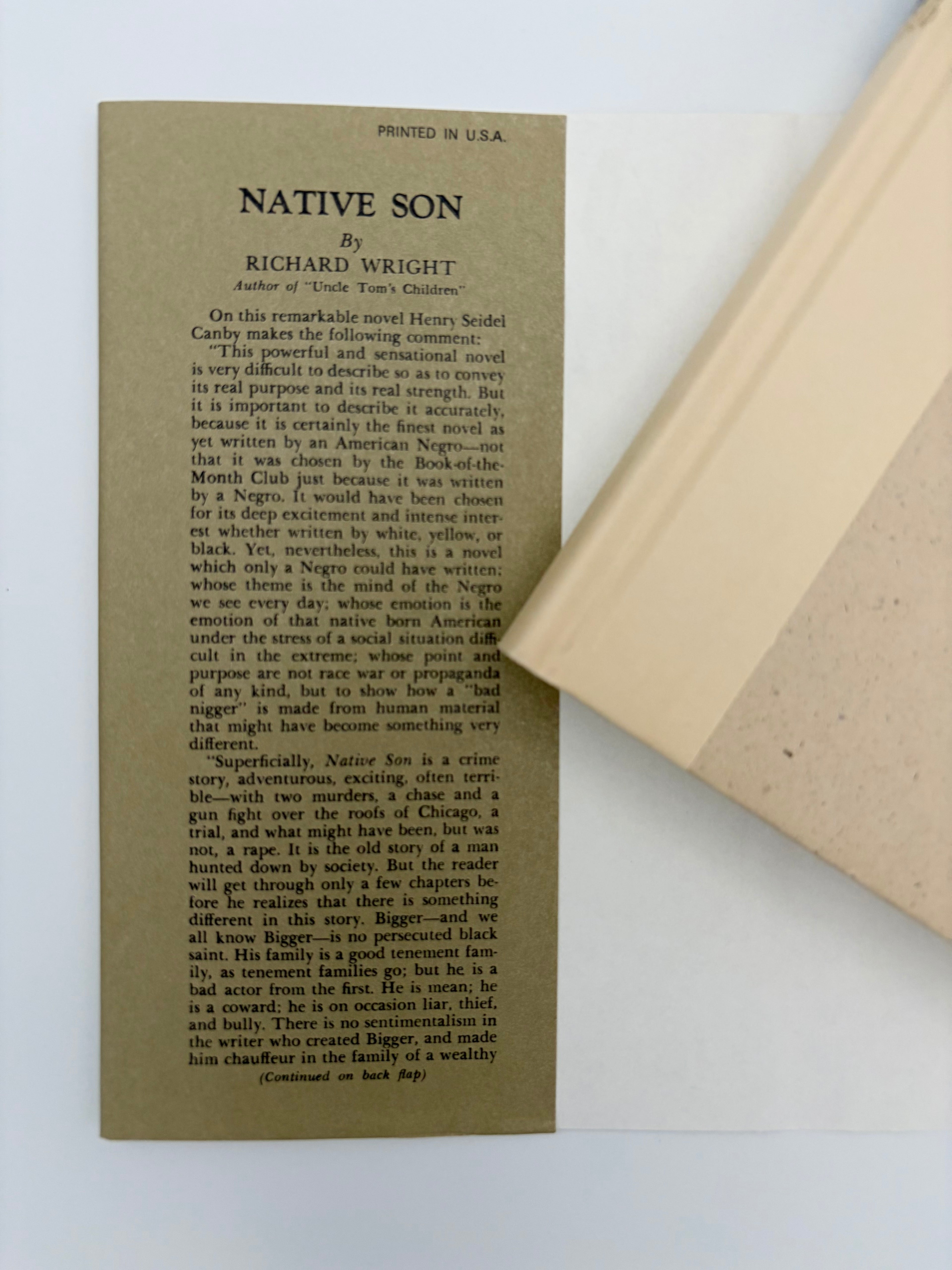 Native Son by Richard Wright