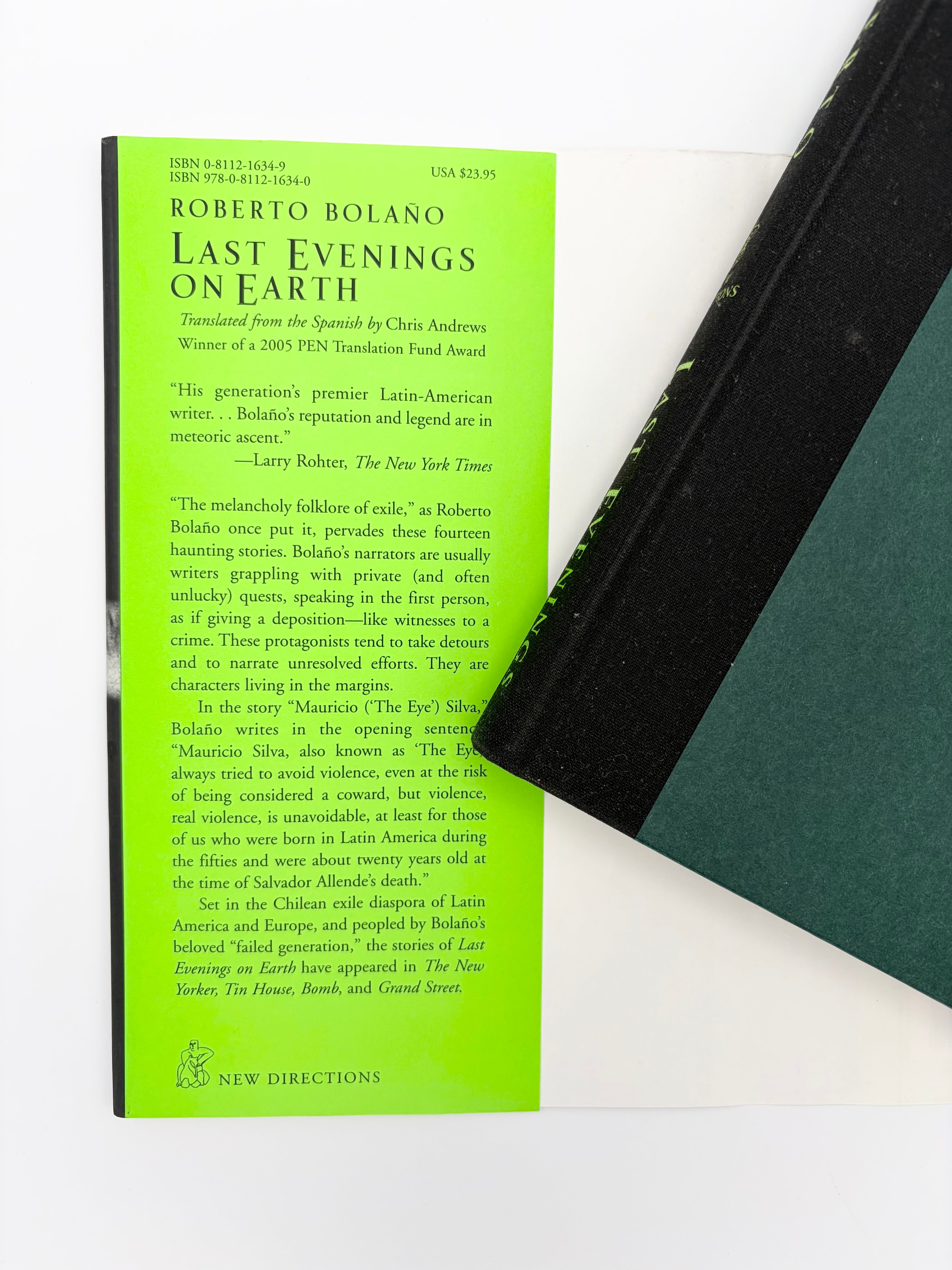 Last Evenings on Earth by Roberto Bolaño