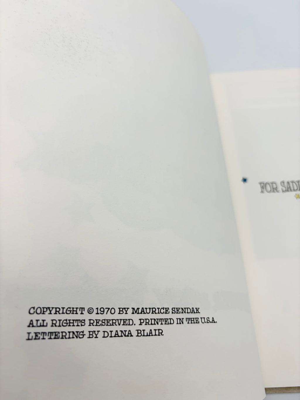 In the Night Kitchen by Maurice Sendak