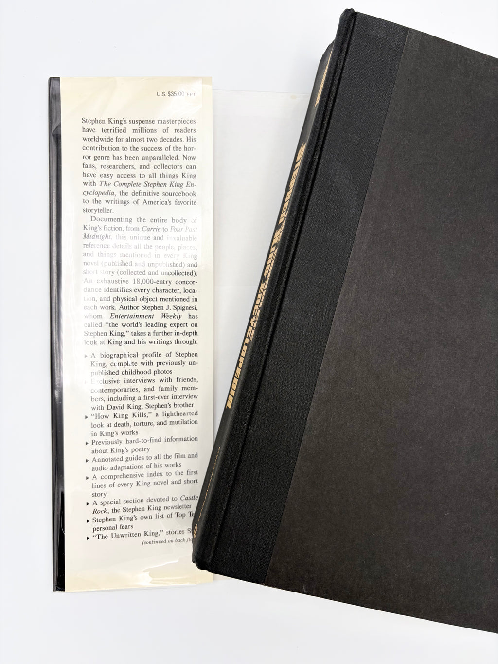 The Complete Stephen King Encyclopedia - The Definitive Guide to the Works of America's Master of Horror by Stephen J. Spignesi