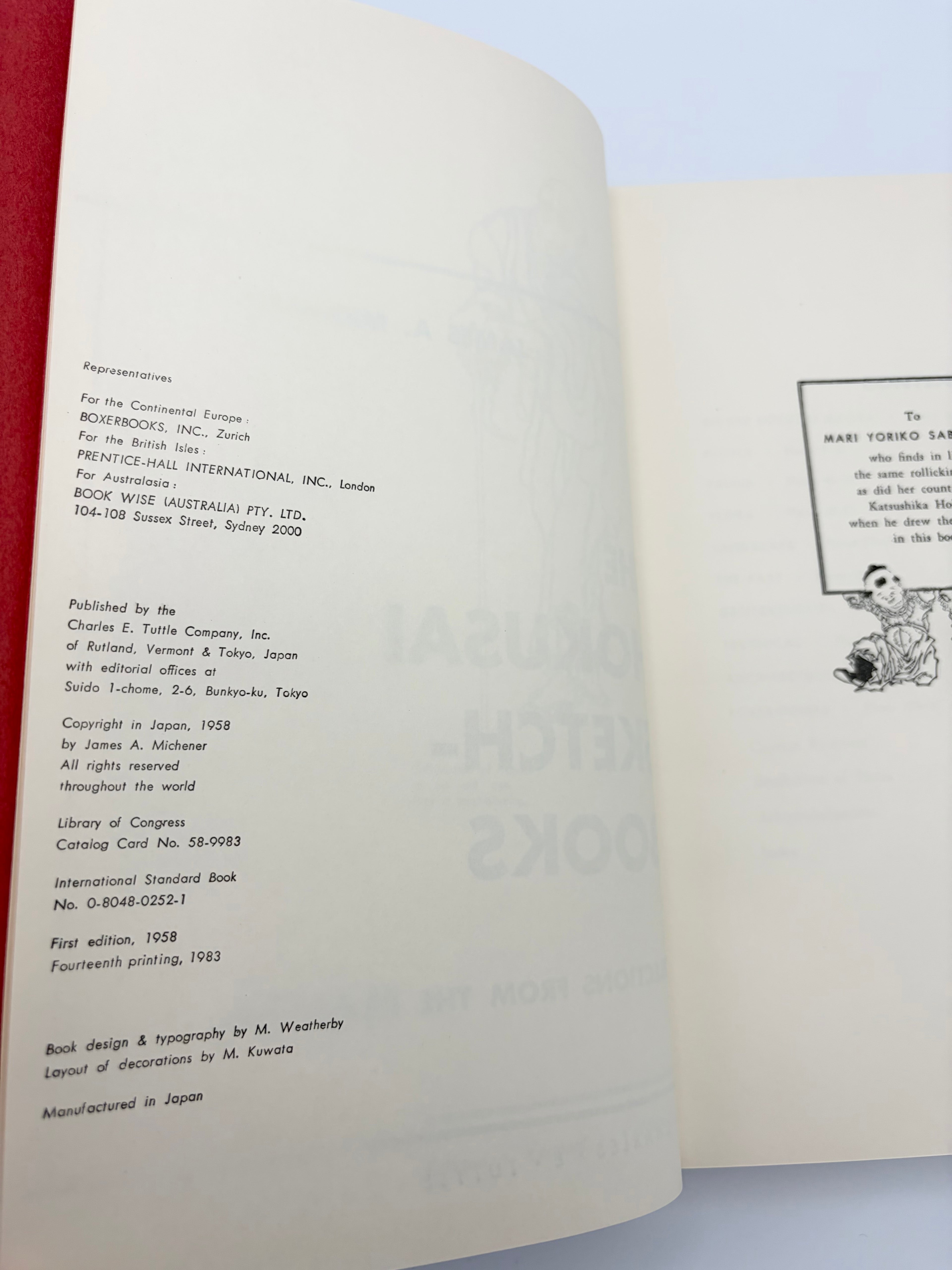 The Hokusai Sketchbooks - Selections from the Manga by James A. Michener