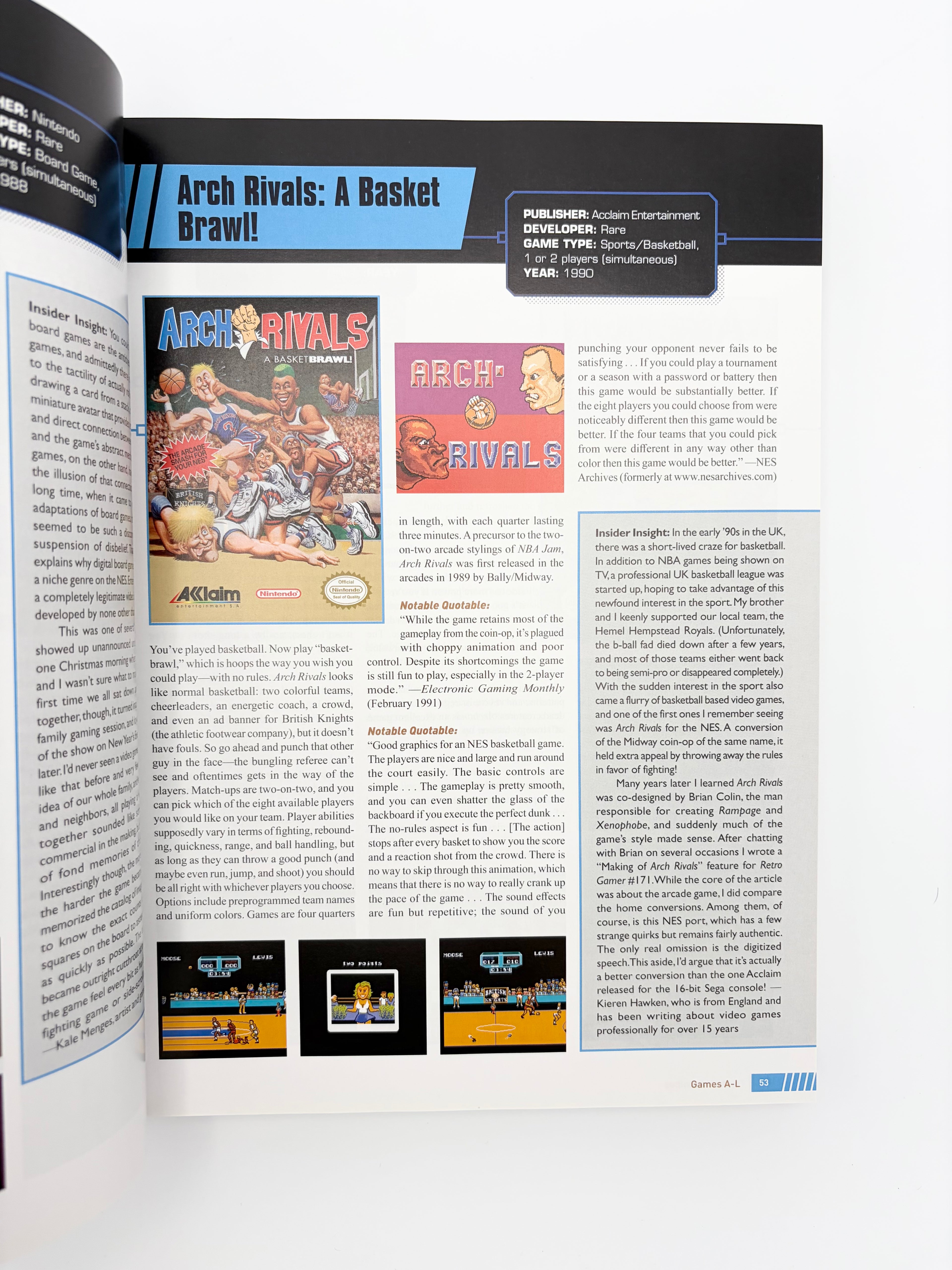 The NES Omnibus: The Nintendo Entertainment System & Its Games - Volume 1 A-L by Brett Weiss (Signed)
