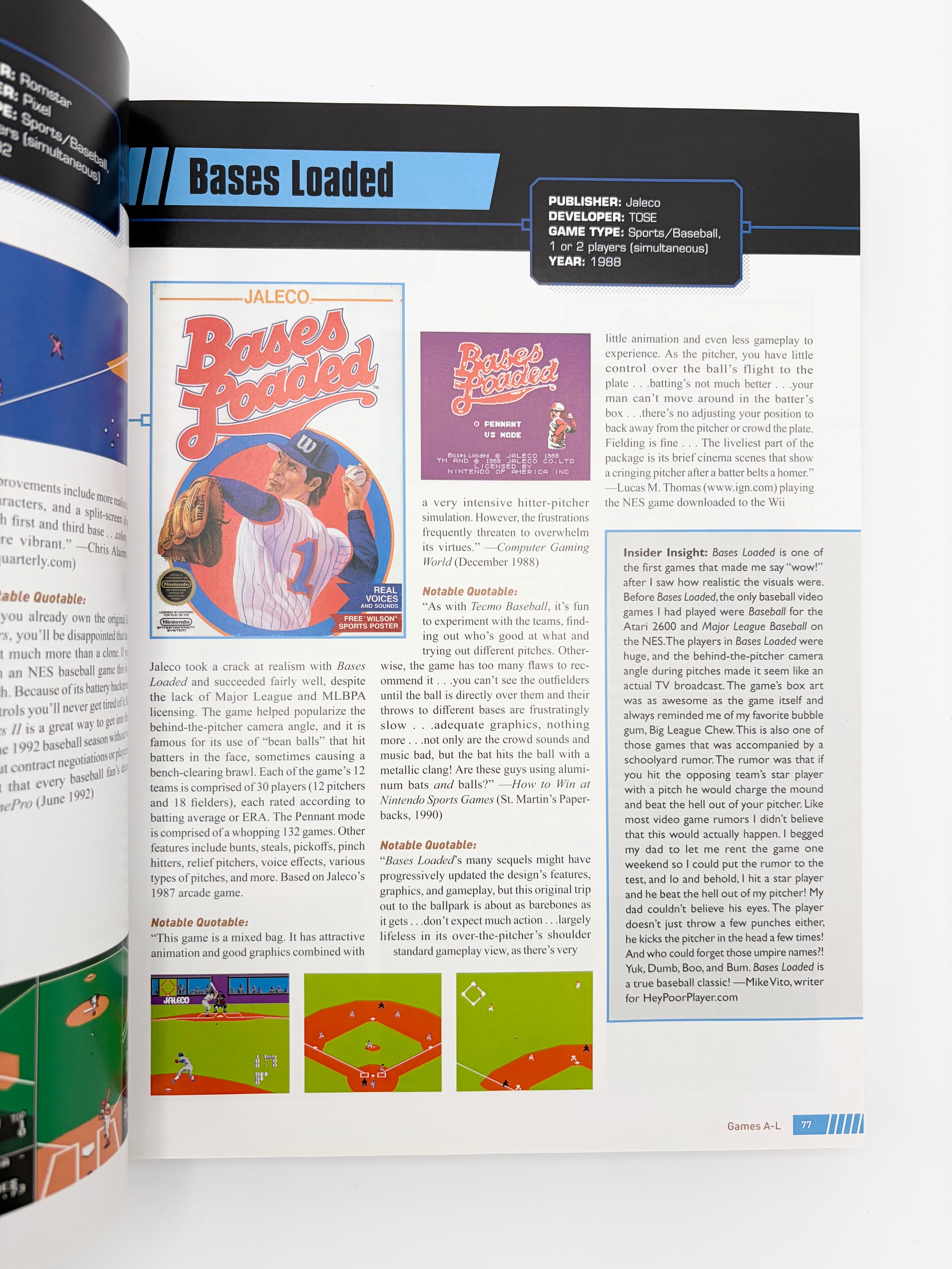 The NES Omnibus: The Nintendo Entertainment System & Its Games - Volume 1 A-L by Brett Weiss (Signed)