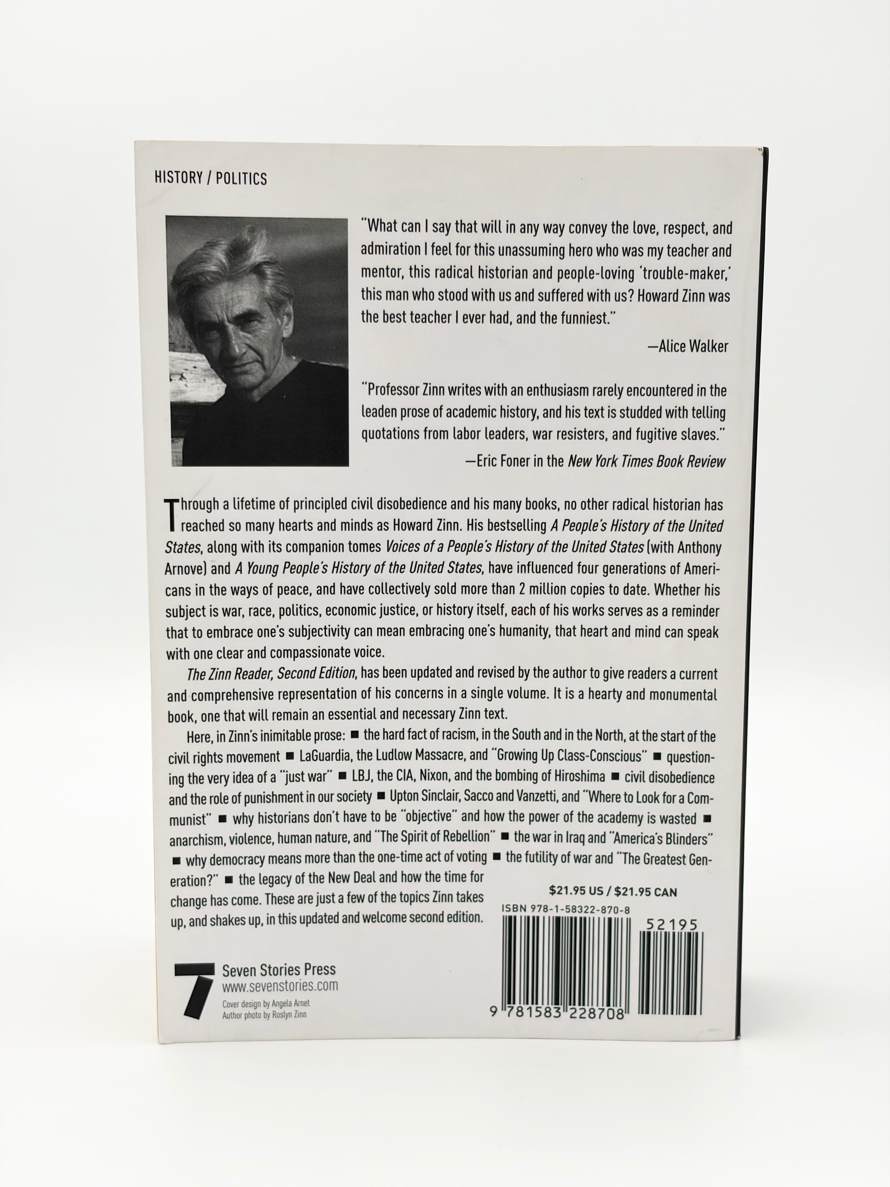 The Zinn Reader - Writings on Disobedience and Democracy by Howard Zinn