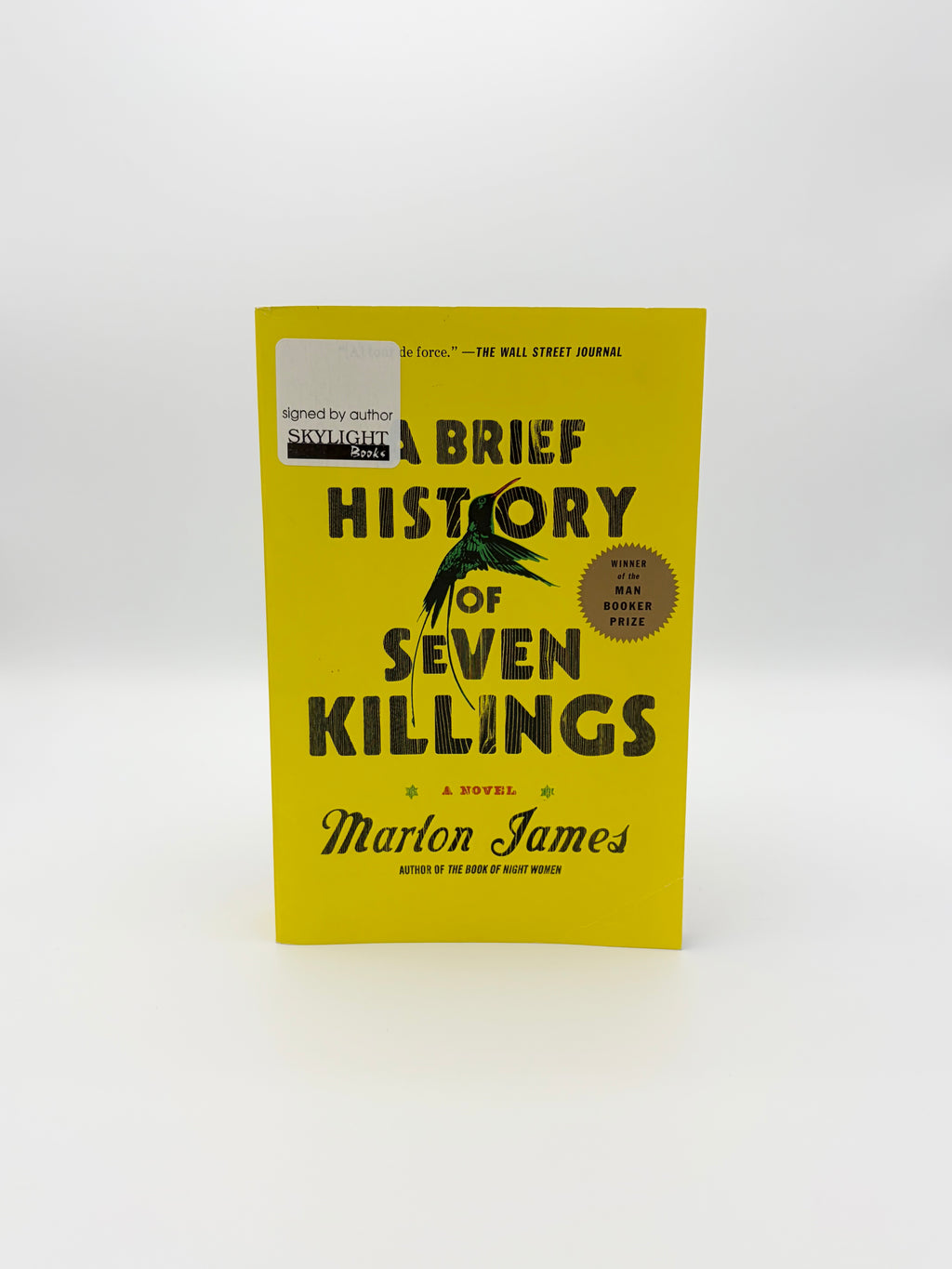 A Brief History of Seven Killings by Marlon James (Signed)