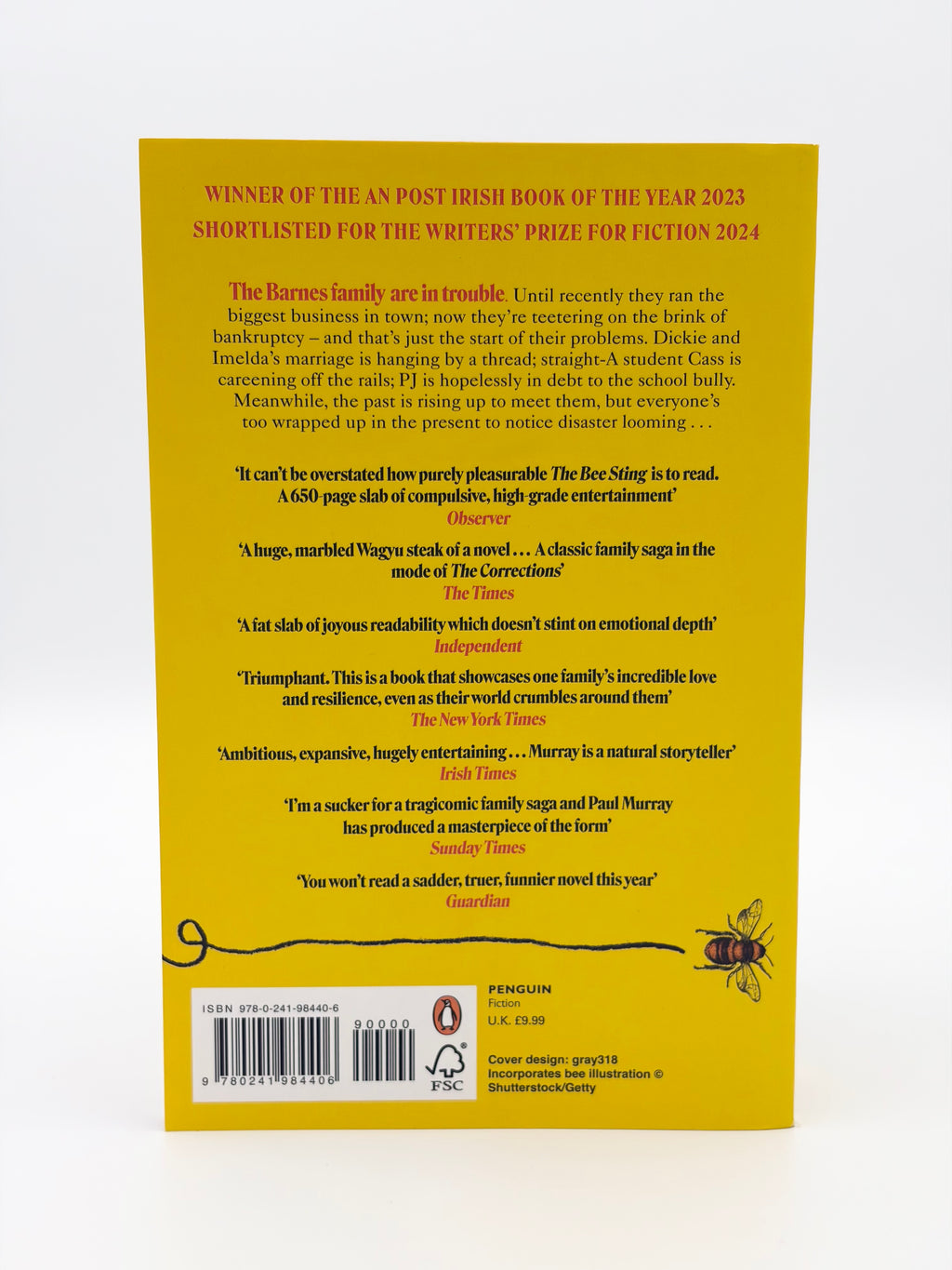 The Bee Sting by Paul Murray