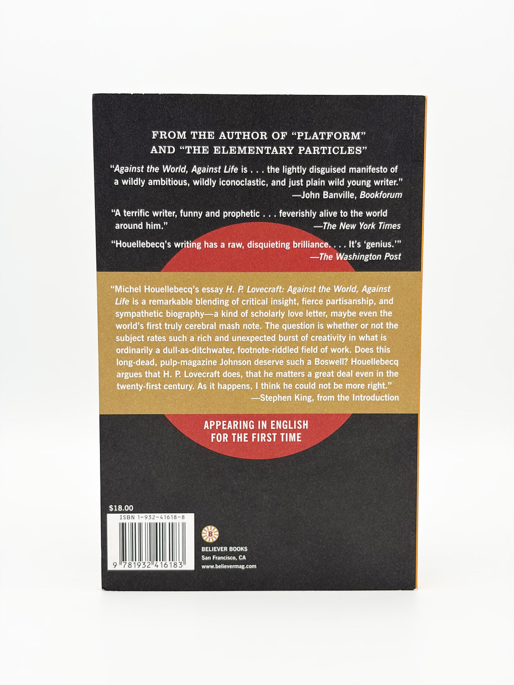 H.P. Lovecraft: Against the World, Against Life by Michel Houellebecq