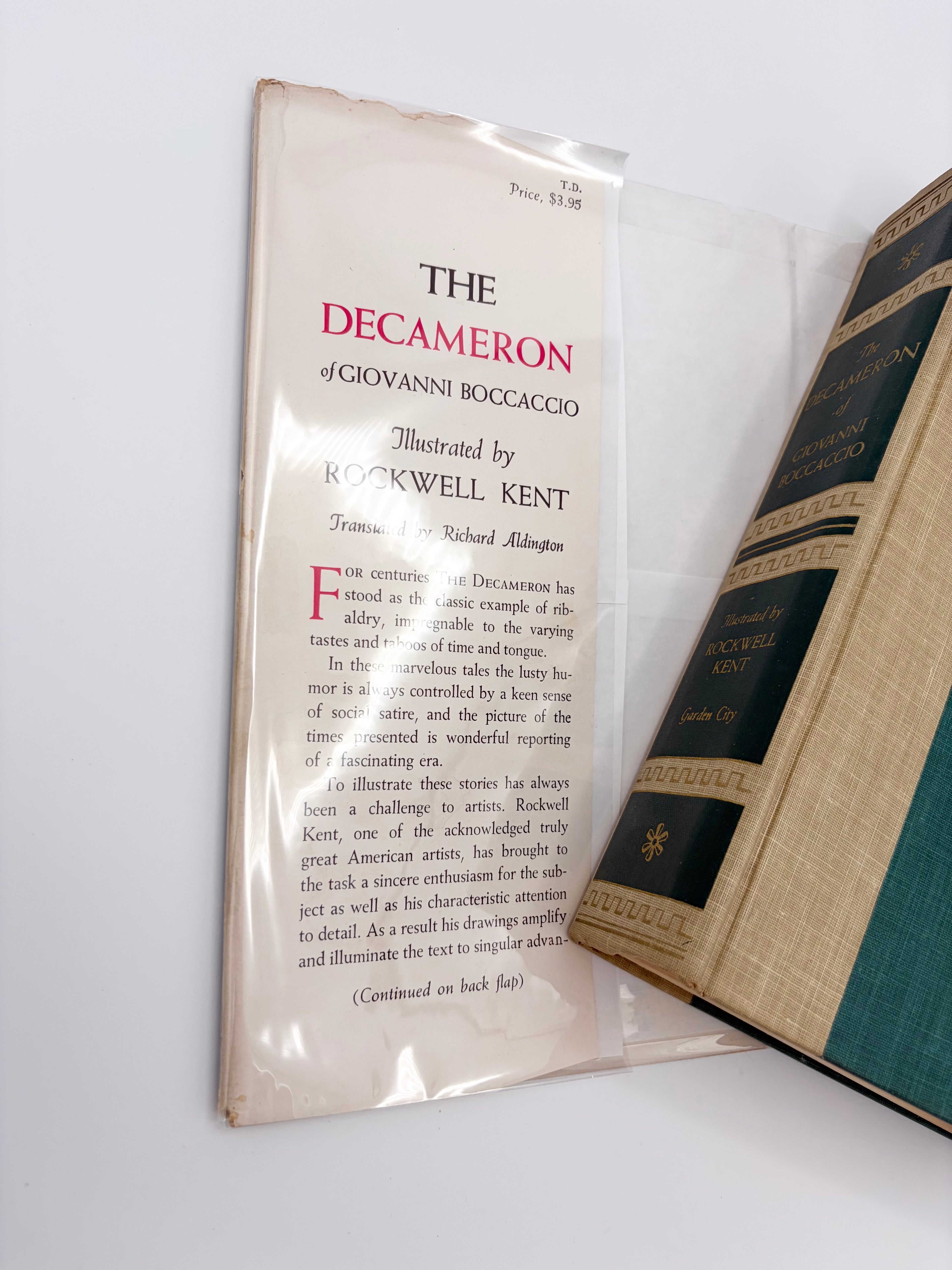 The Decameron by Giovanni Boccaccio and illustrated by Rockwell Kent