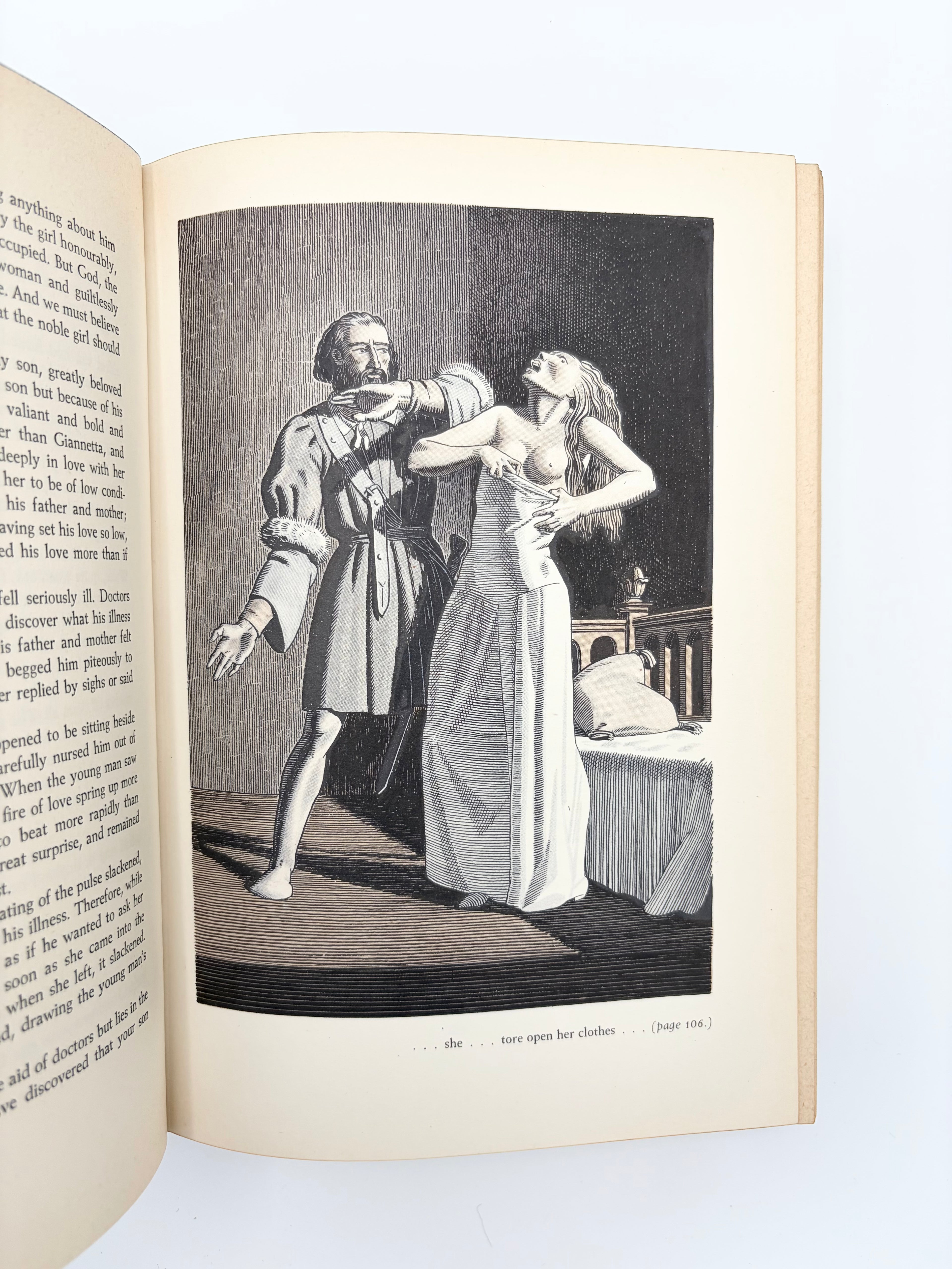 The Decameron by Giovanni Boccaccio and illustrated by Rockwell Kent