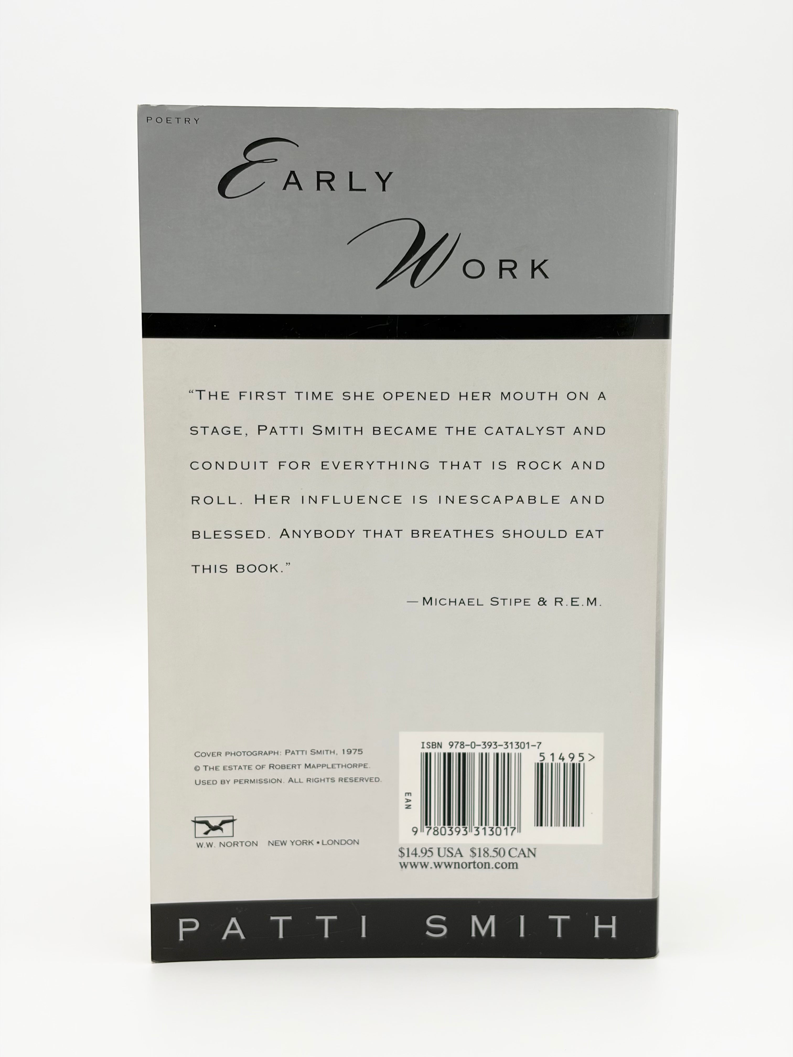 Early Work: 1970-1979 by Patti Smith
