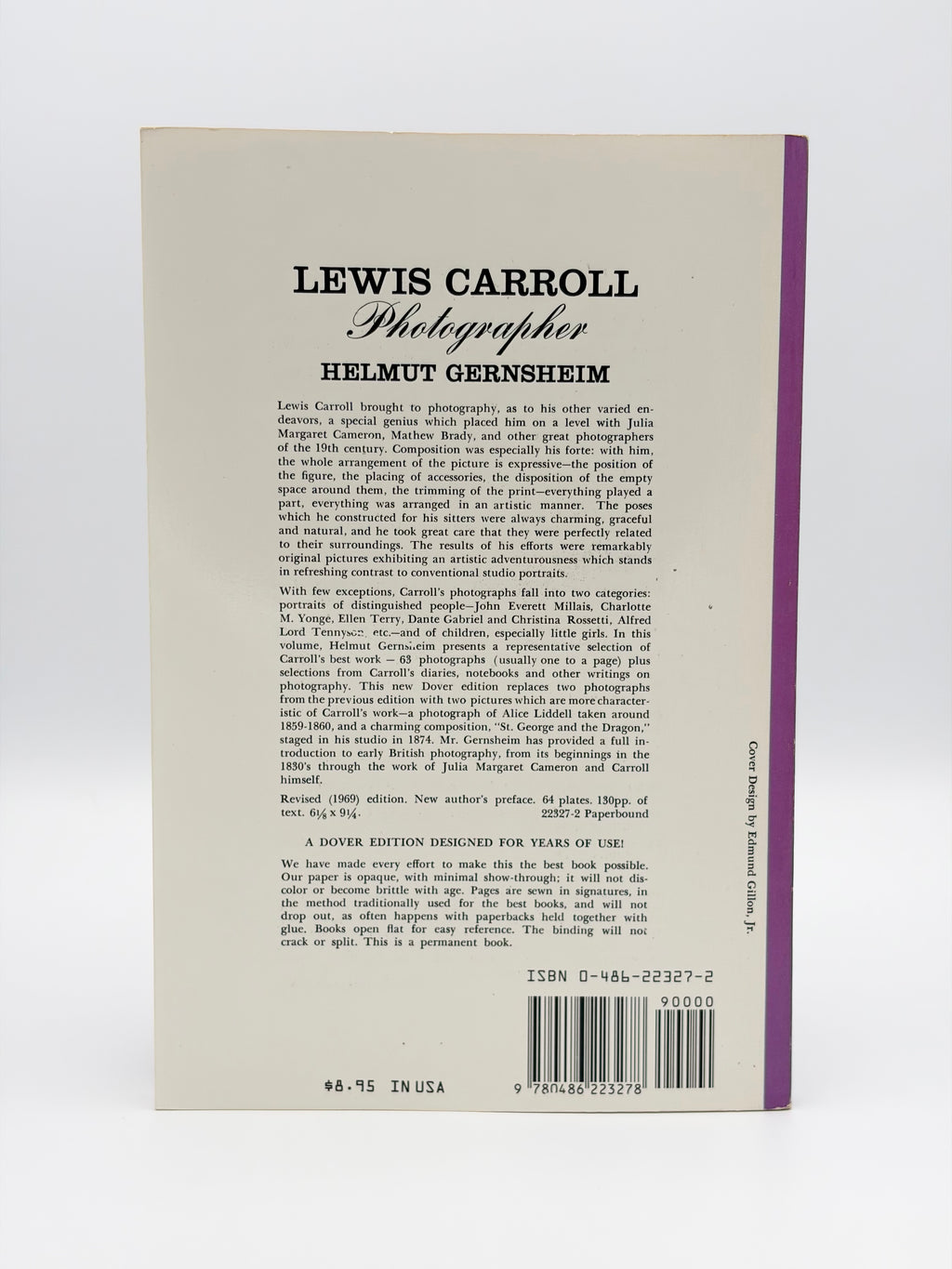 Lewis Carroll - Photographer by Helmut Gernsheim with 63 Photographs by Lewis Carroll