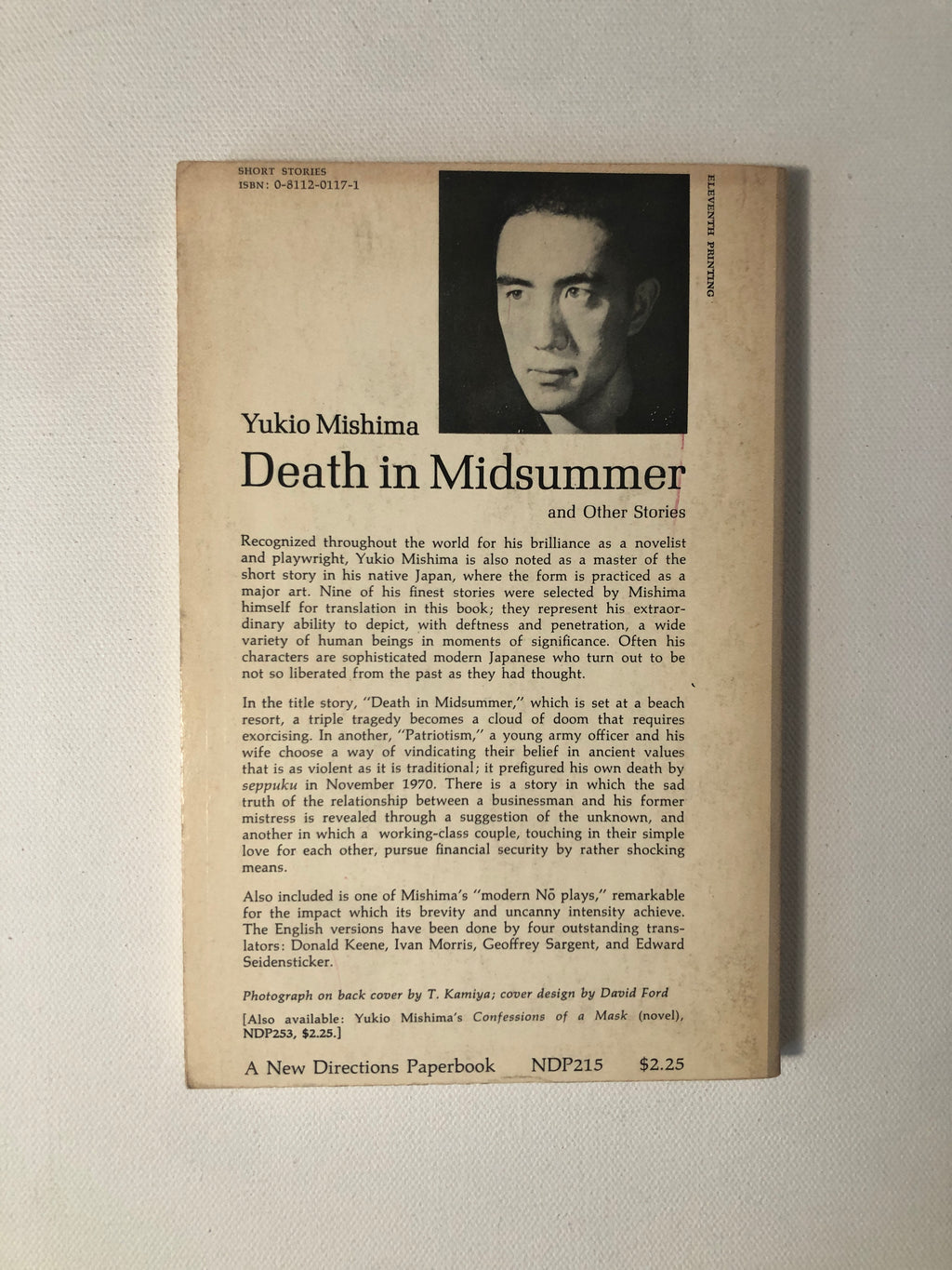 Death in Midsummer and Other Stories by Yukio Mishima