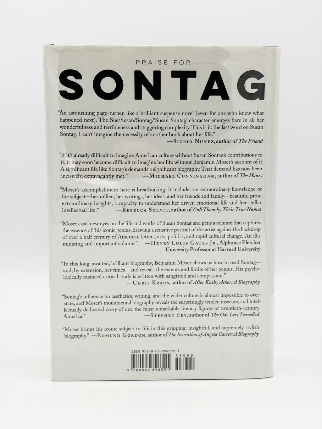 Sontag - Her Life and Work by Benjamin Moser