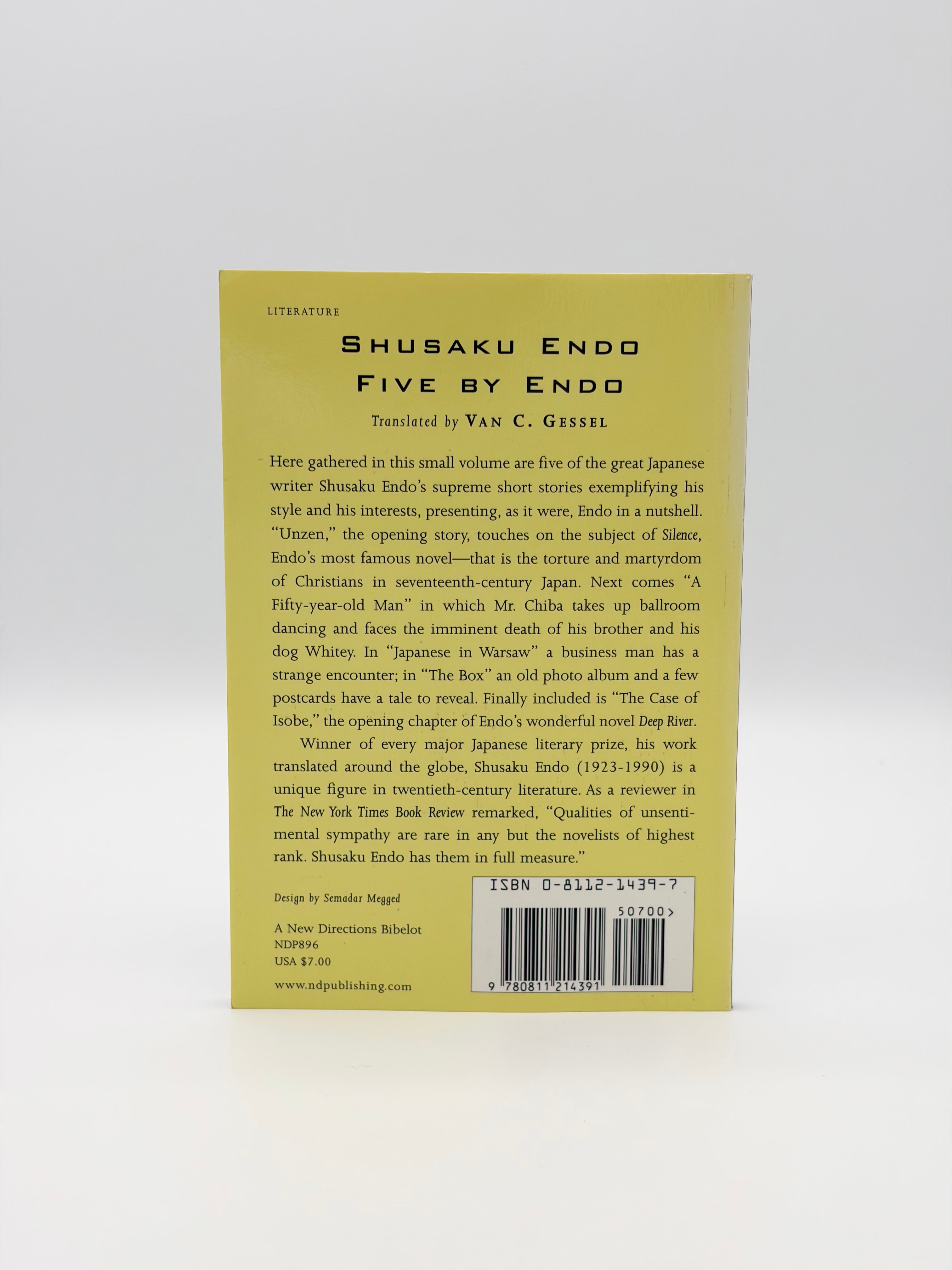 Five by Endō by Shūsaku Endō