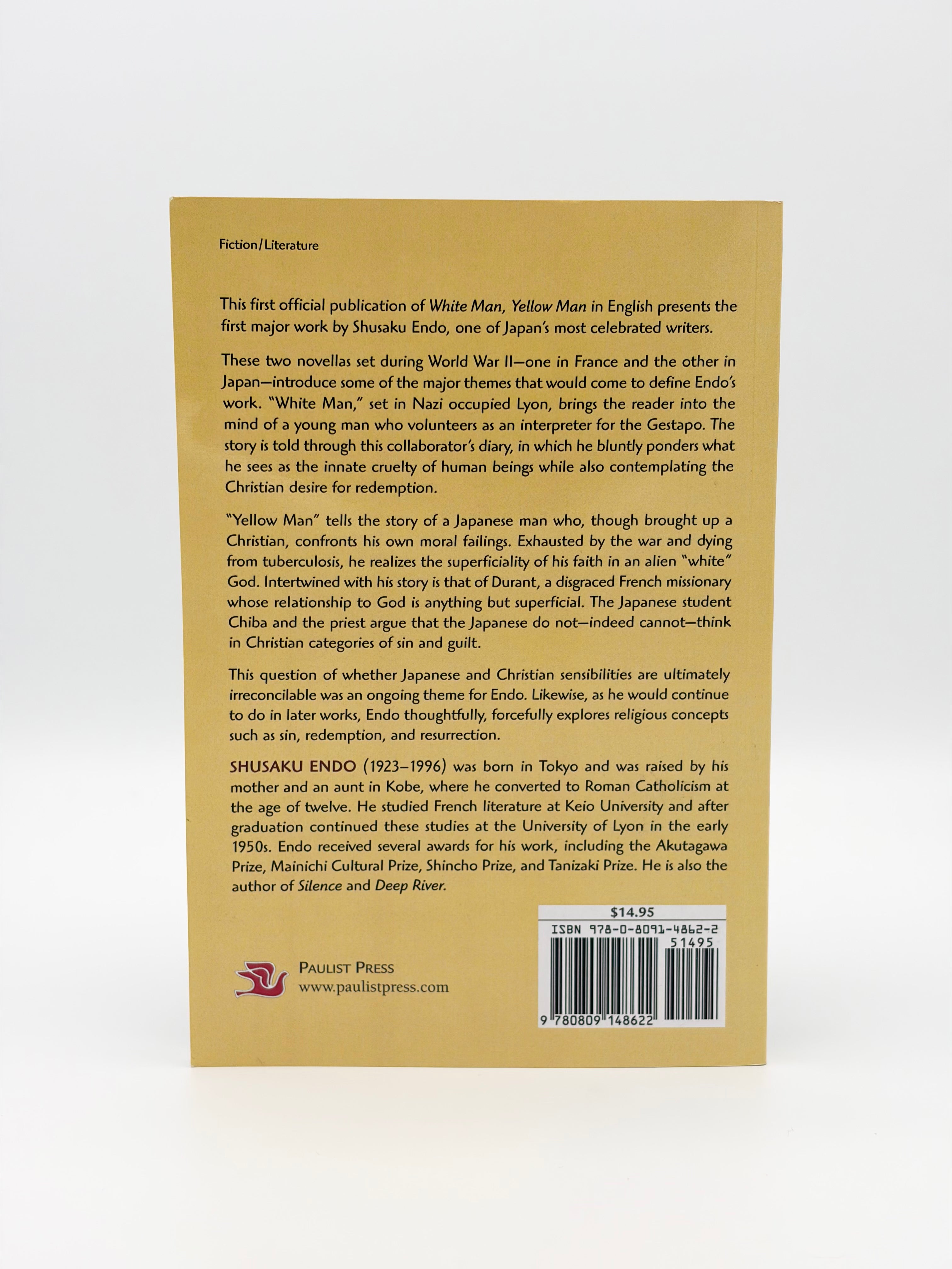 White Man, Yellow Man - Two Novellas by Shūsaku Endō