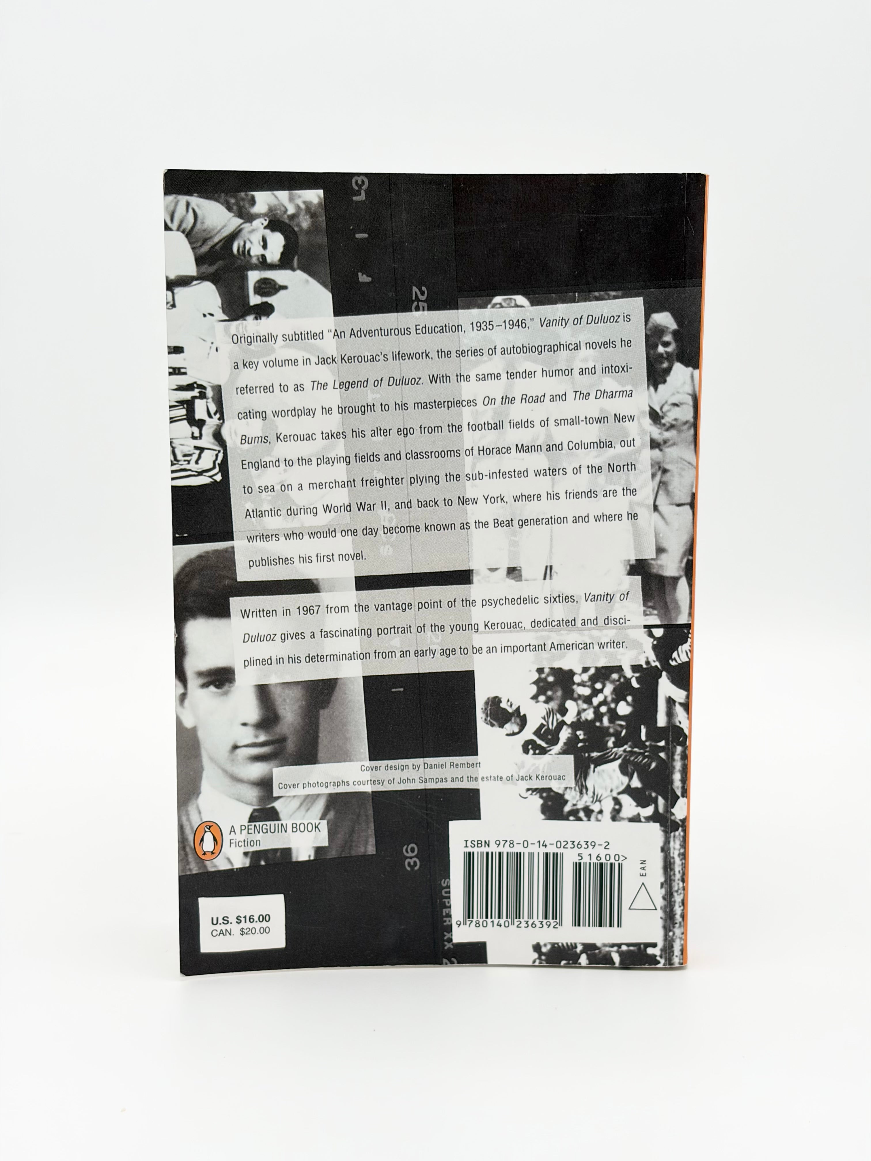 Vanity of Duluoz by Jack Kerouac