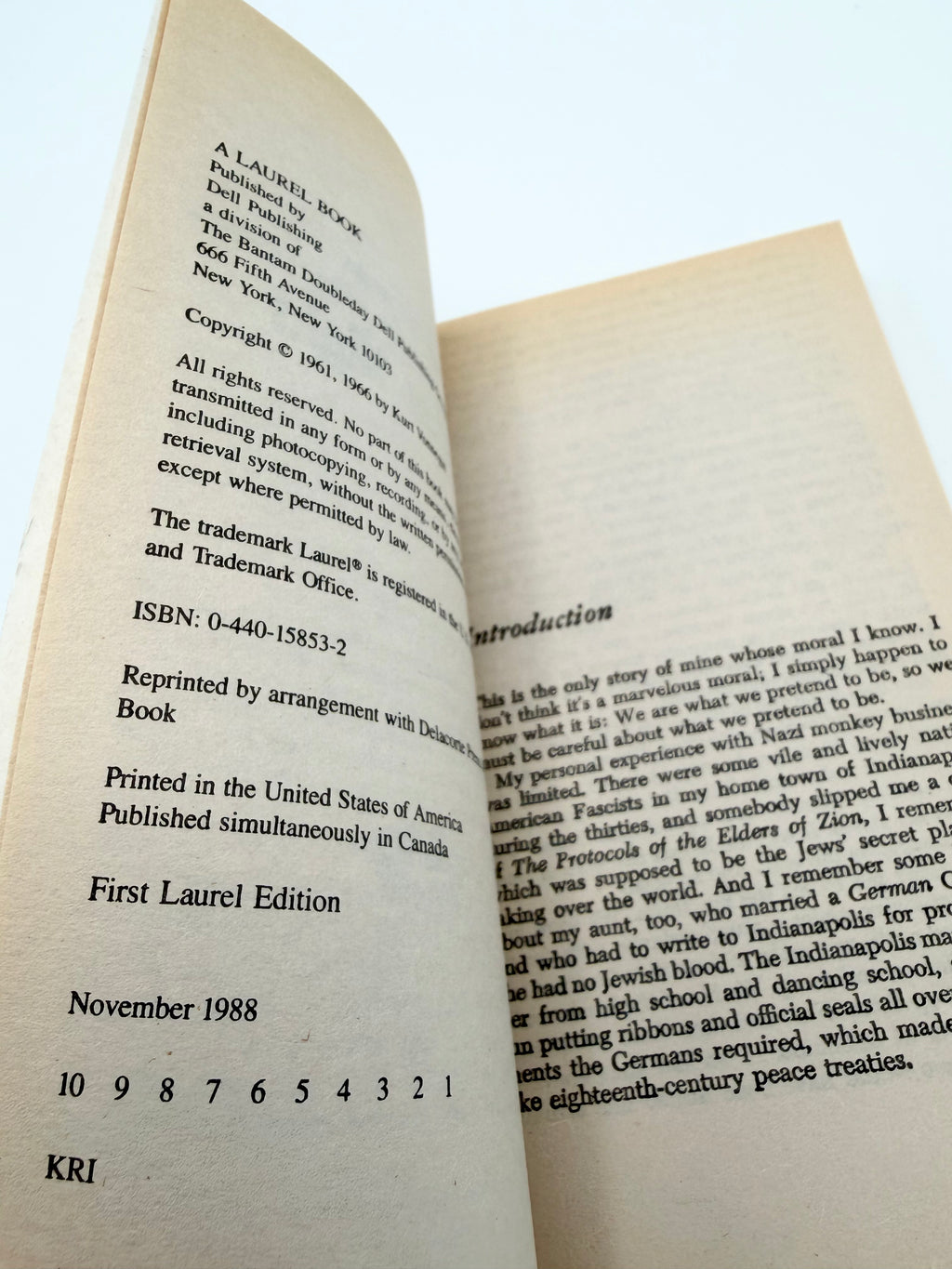 Mother Night by Kurt Vonnegut, Jr.