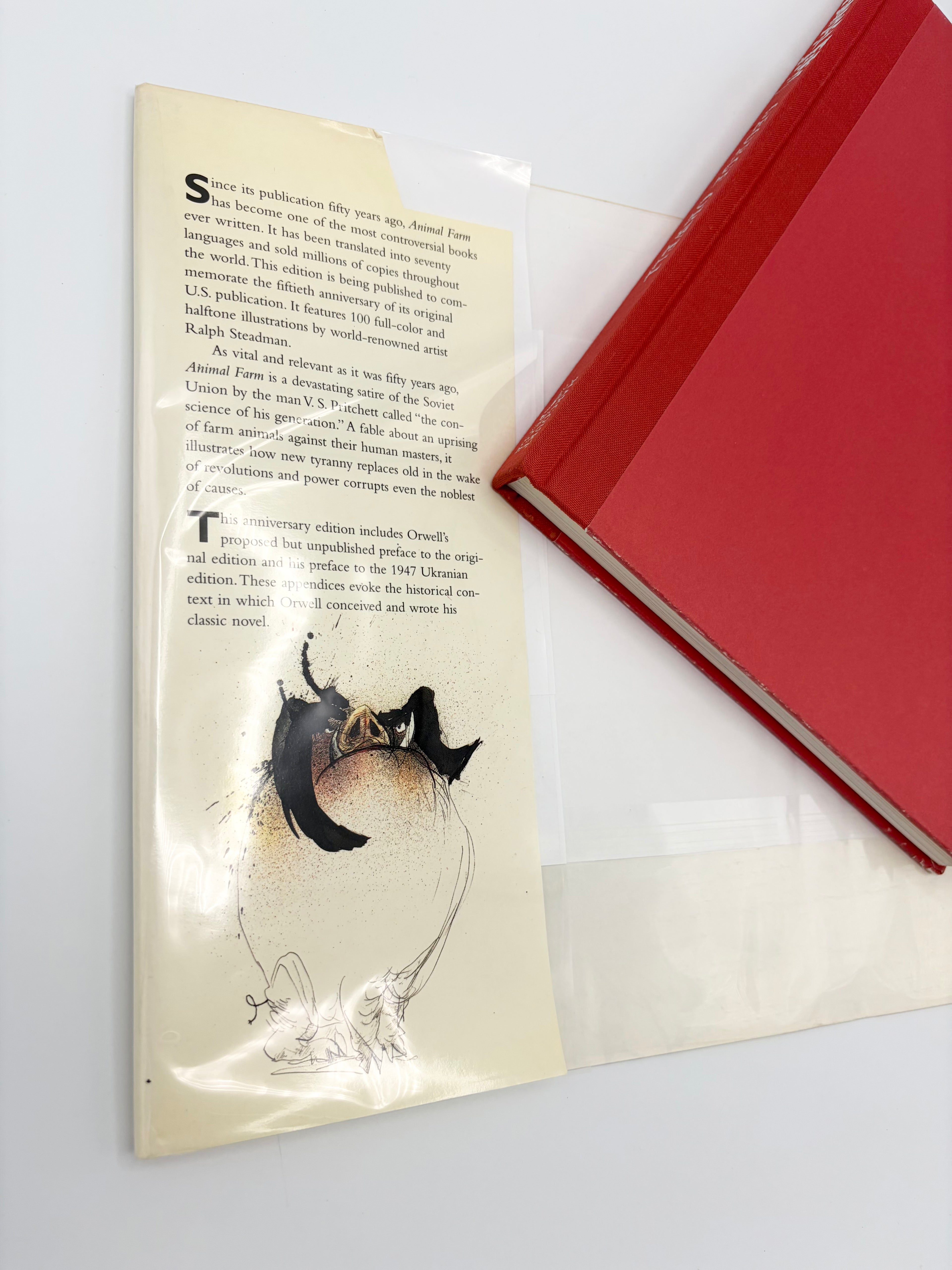 Animal Farm by George Orwell - 50th Anniversary Edition with art by Ralph Steadman