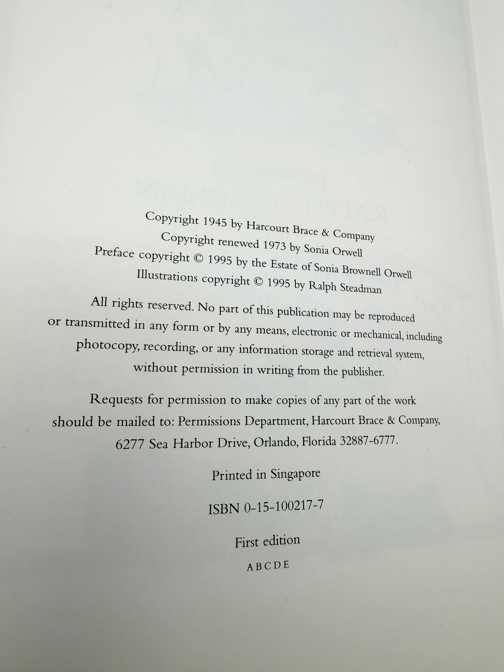 Animal Farm by George Orwell - 50th Anniversary Edition with art by Ralph Steadman