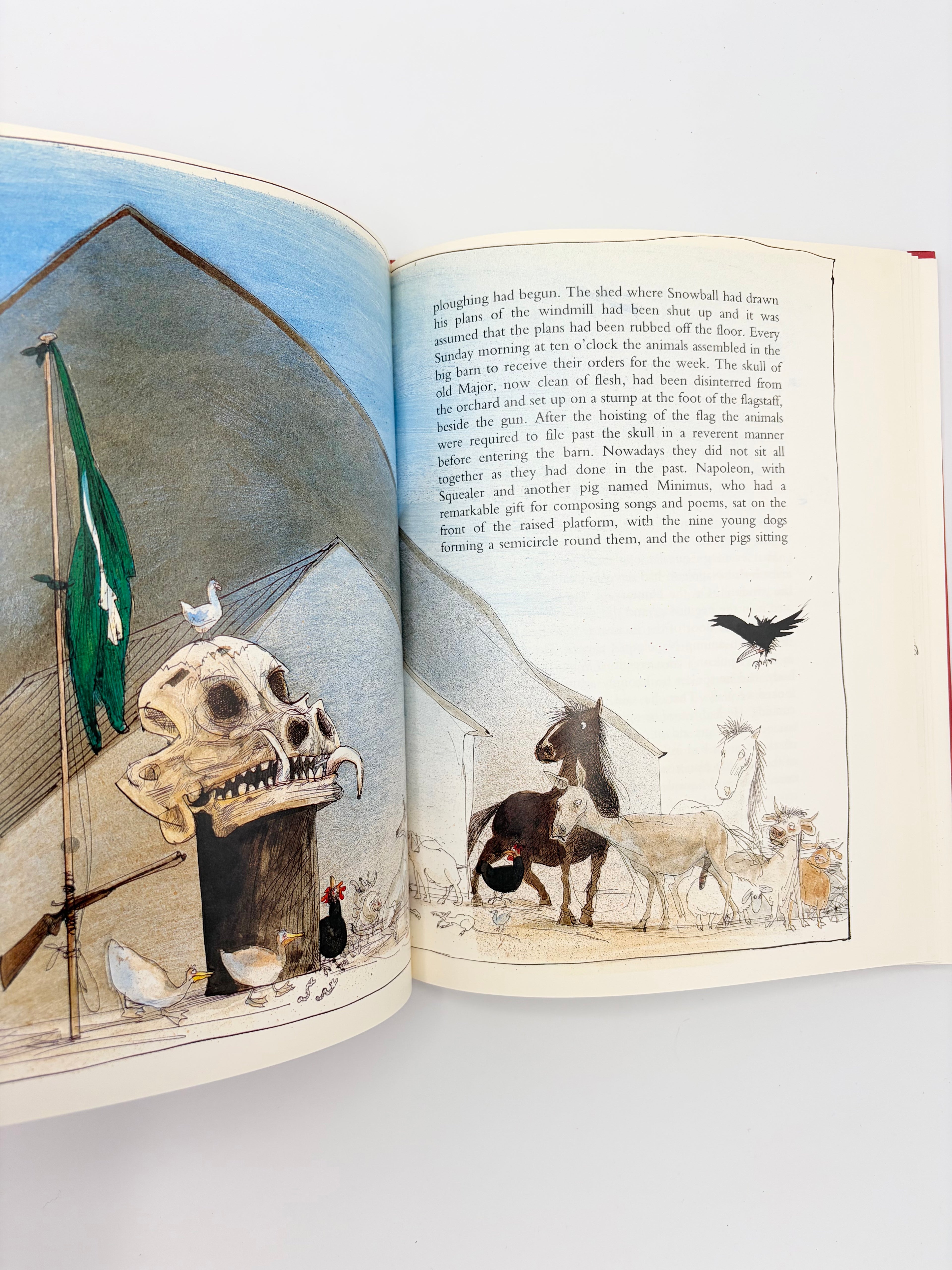 Animal Farm by George Orwell - 50th Anniversary Edition with art by Ralph Steadman