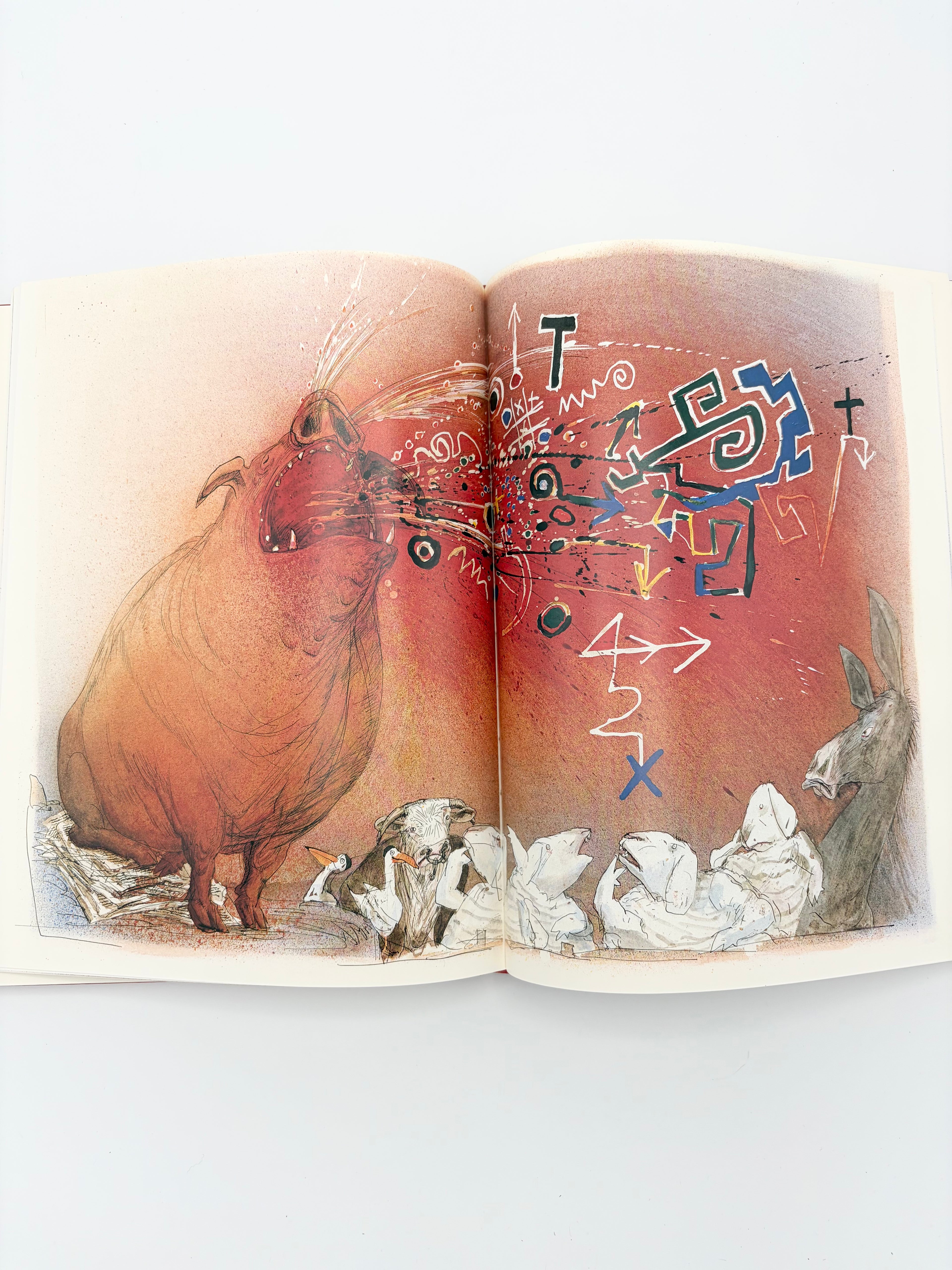Animal Farm by George Orwell - 50th Anniversary Edition with art by Ralph Steadman