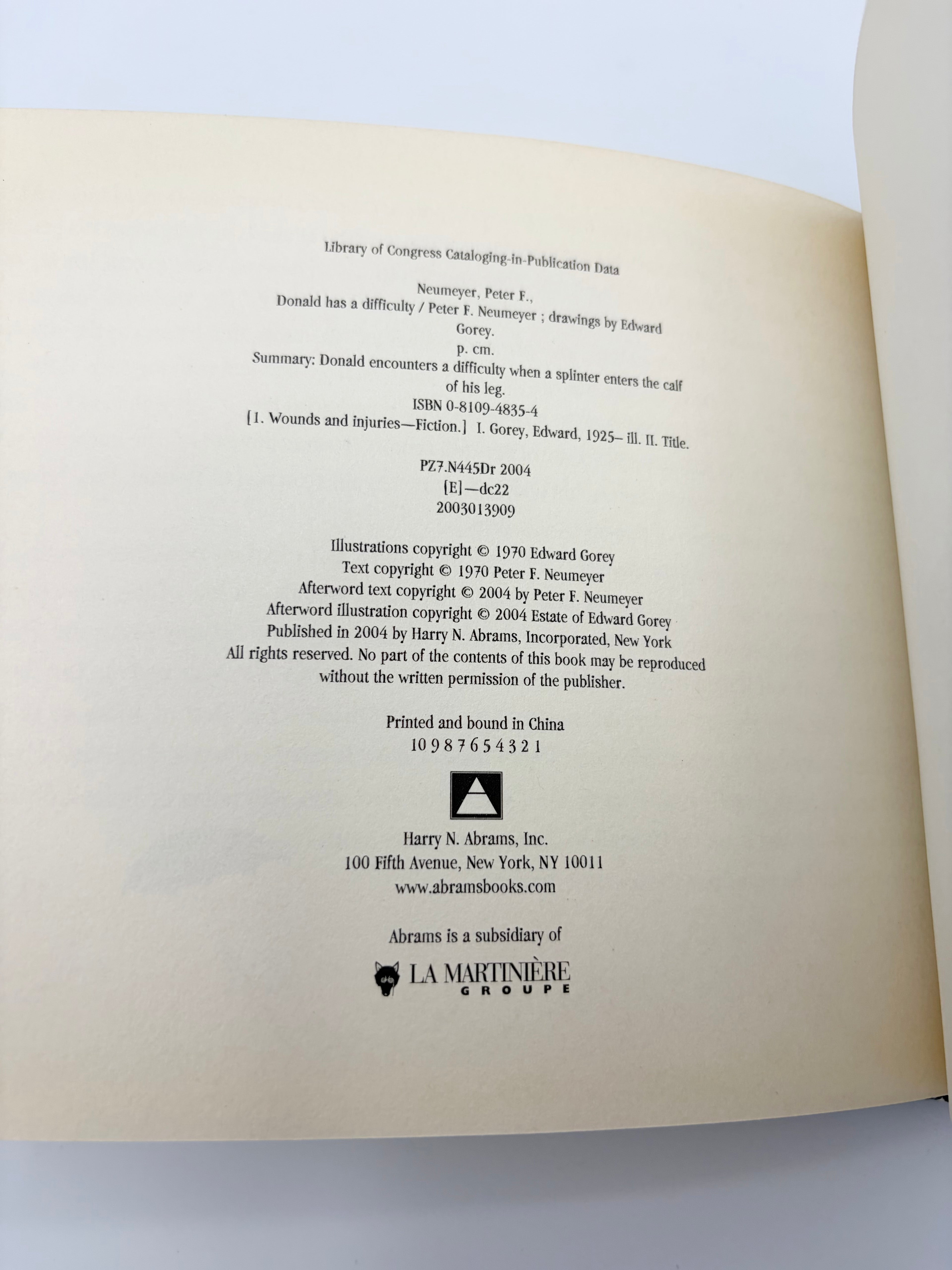 Donald Has a Difficulty by Peter F. Neumeyer & Edward Gorey