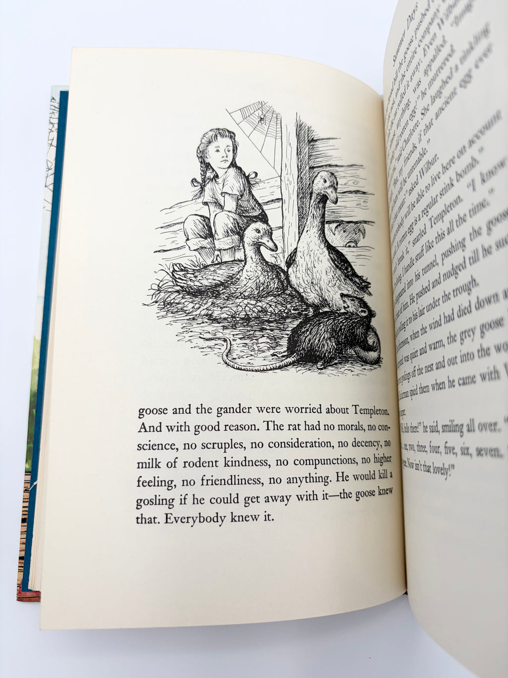 Charlotte's Web by E.B. White with pictures by Garth Williams