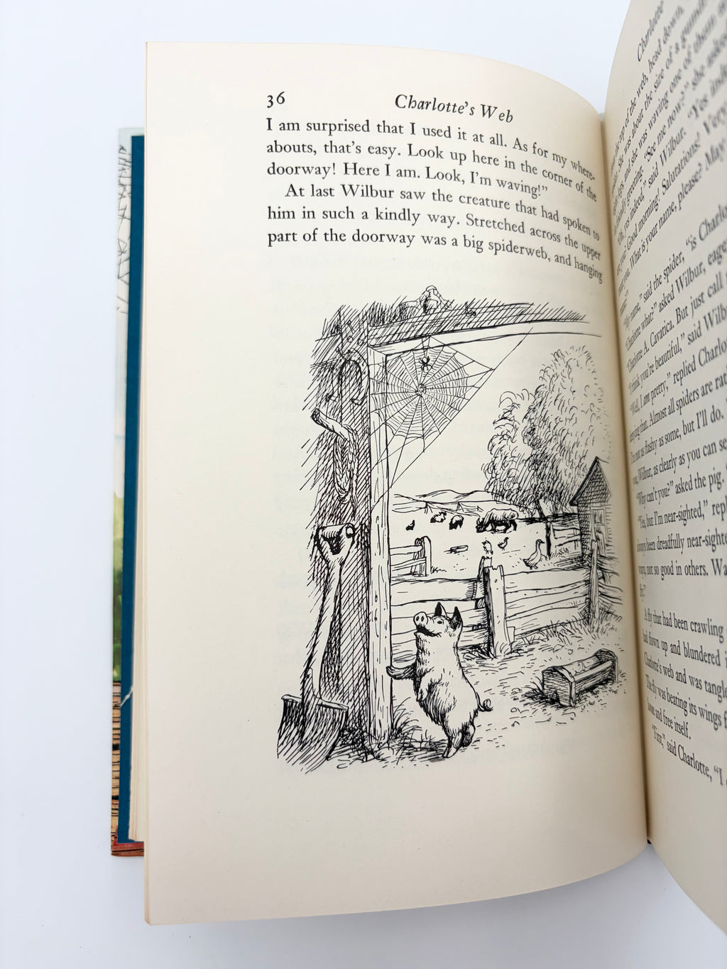 Charlotte's Web by E.B. White with pictures by Garth Williams