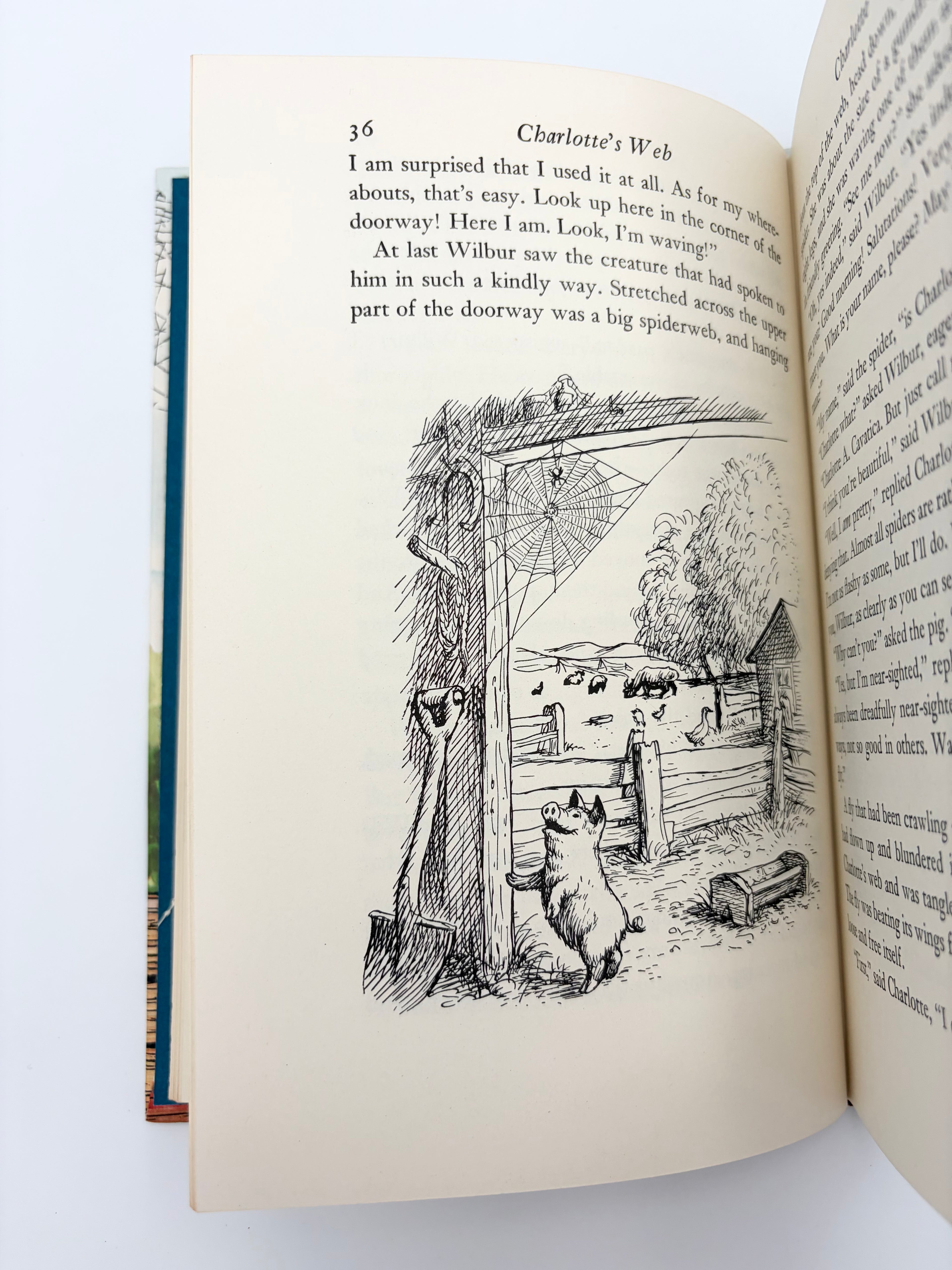 Charlotte's Web by E.B. White with pictures by Garth Williams