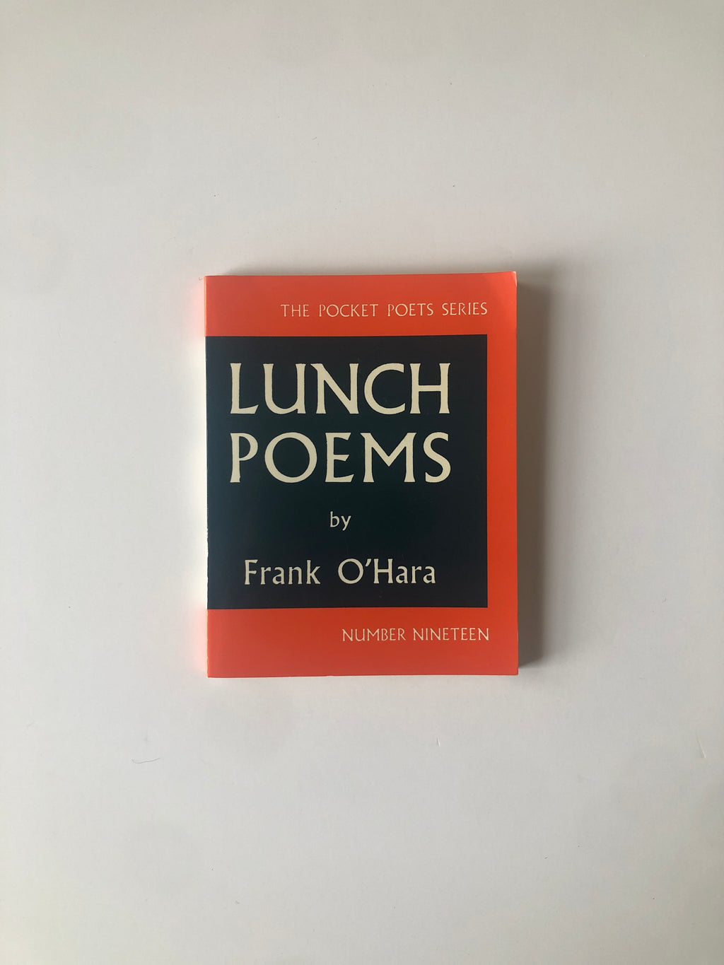 Lunch Poems by Frank O'Hara - City Lights Pocket Poet Series