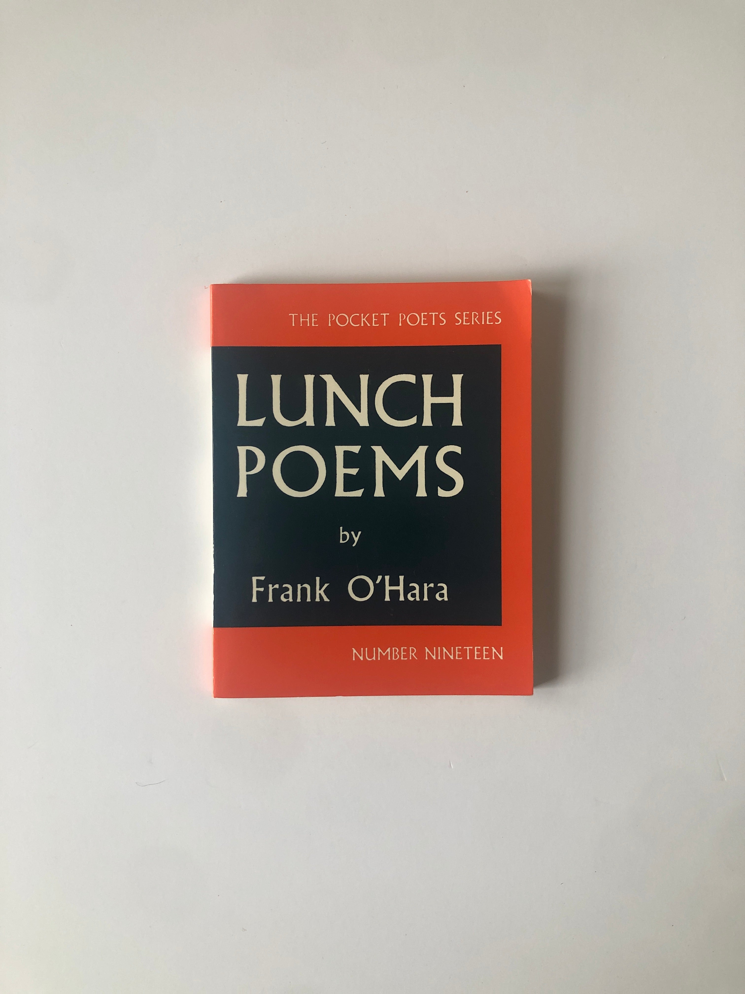 Lunch Poems by Frank O'Hara - City Lights Pocket Poet Series