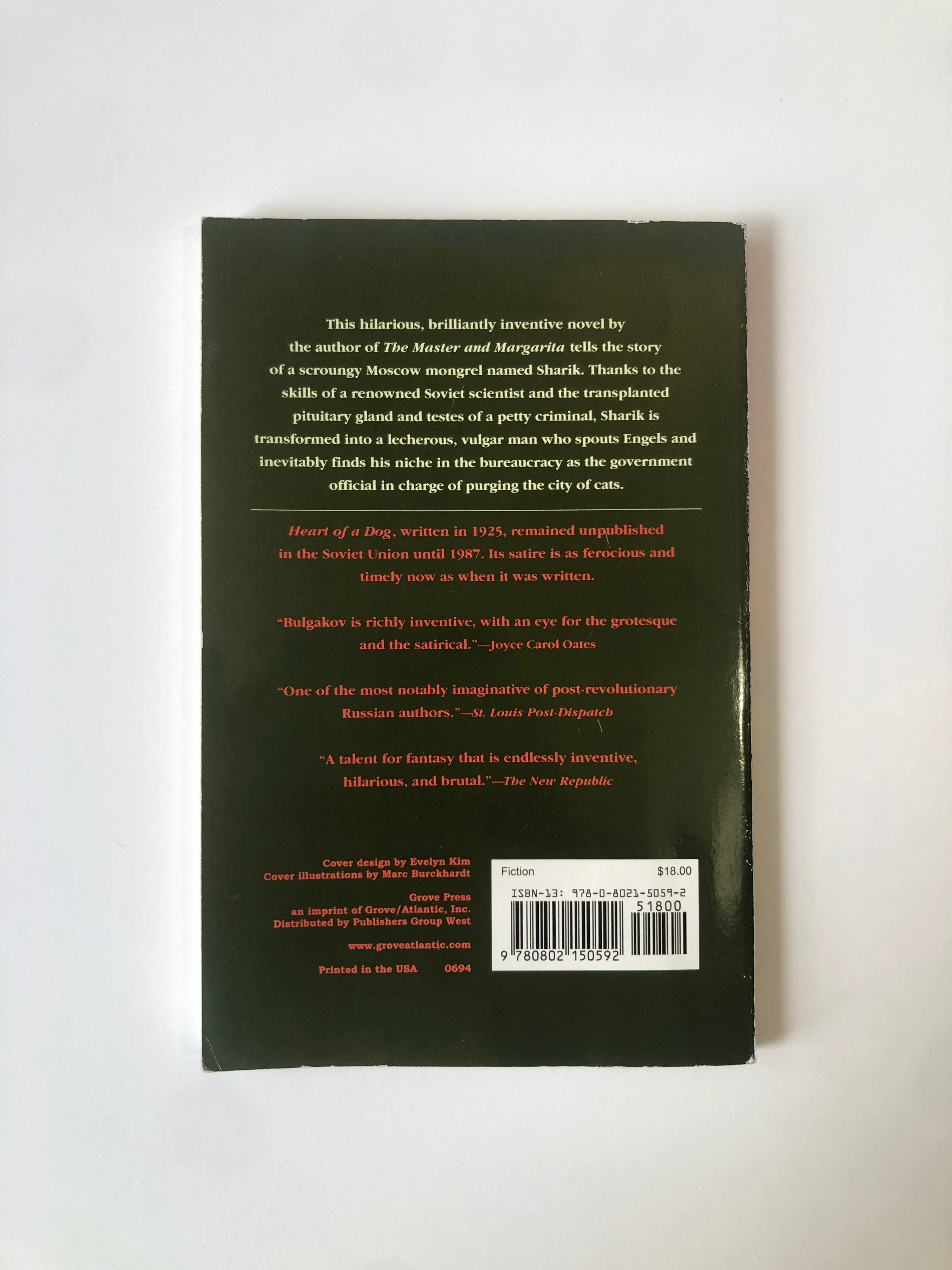 Heart of a Dog by Mikhail Bulgakov