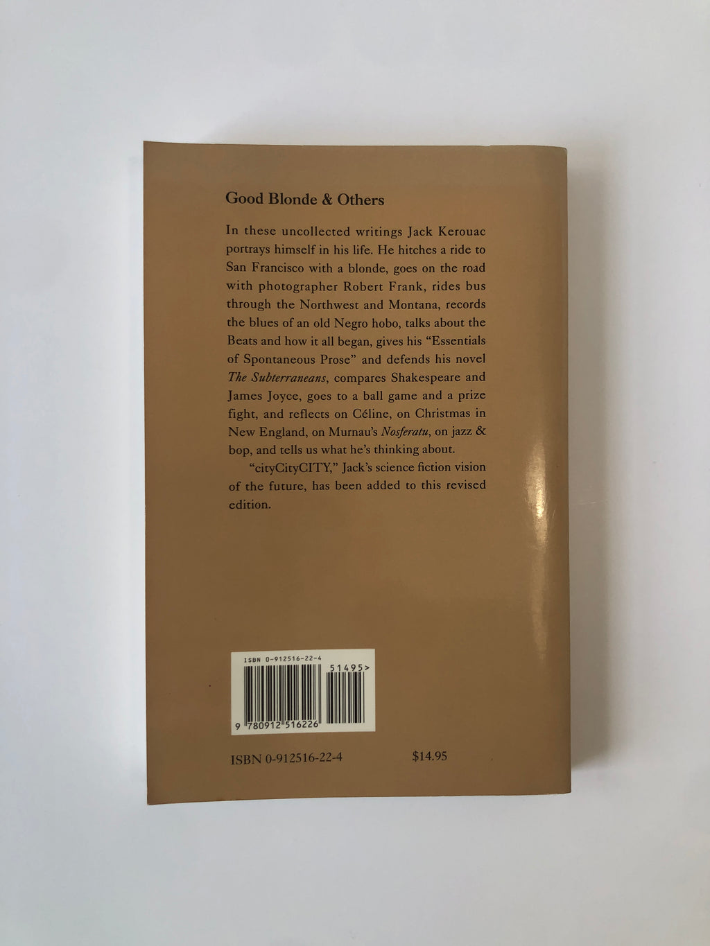 Good Blonde & Others by Jack Kerouac